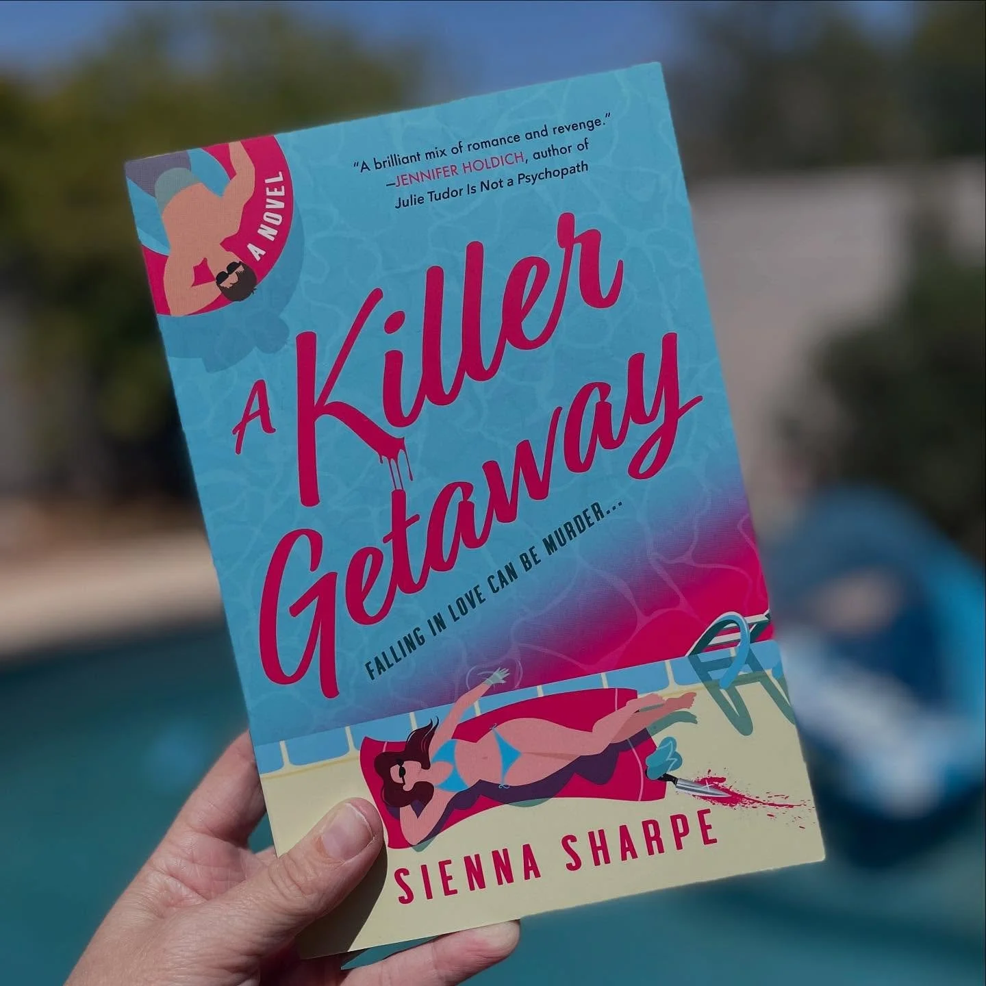 So many great books out today&mdash;and one I&rsquo;ve been looking forward to is A KILLER GETAWAY by Sienna Sharpe (@jenna.satterthwaite.author) 

What happens when you fall in love instead of getting your serial killer on?

Synopsis:

Falling in lo