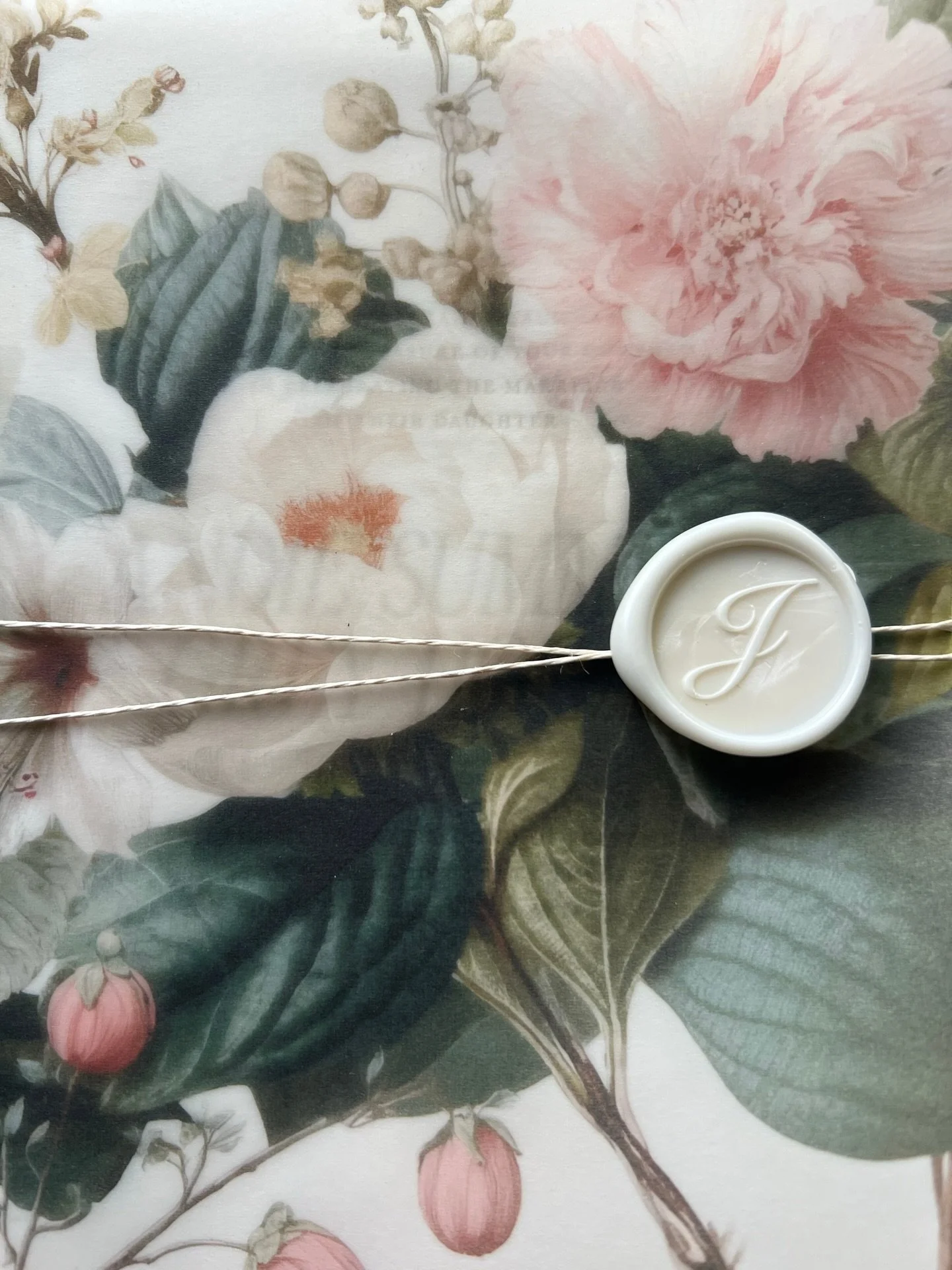 Lush blooms for a spring wedding for J&amp;J #Weddinginvitations #weddingstationery #customstationery
#weddinginspiration #stationery