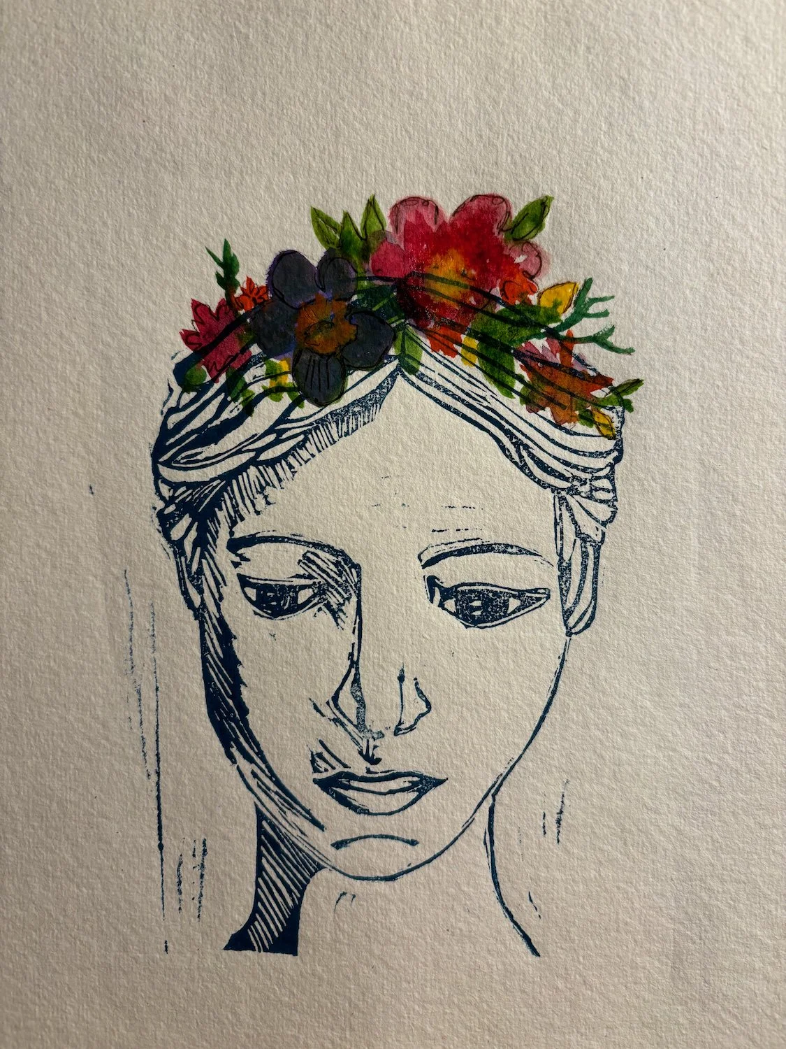 Aphrodite - Watercolor flowers