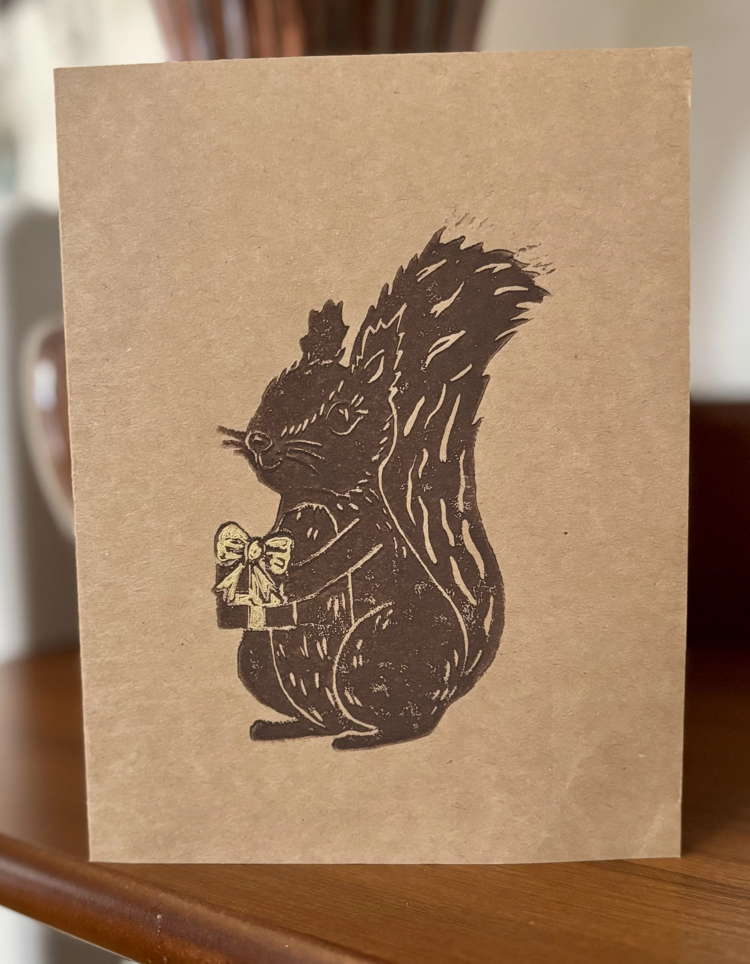 Mademoiselle Squirrel - Greeting Card