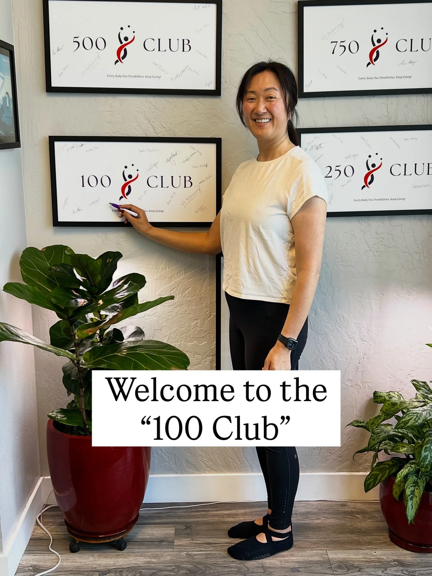What keeps you showing up? 👇 Drop it in the comments.

This post is long overdue &mdash; meet our newest 100 Club inductees! 🎉 These incredible humans have logged 100 or more hours of Pilates and Gyrotonic private training and classes, and they des