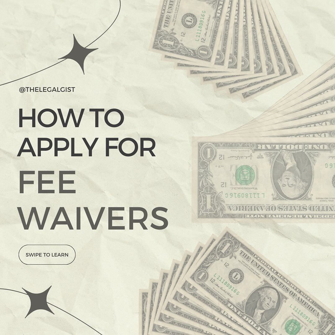 Guide to Applying for Fee Waivers 💸 an important way to save $$$$ when applying to law school!

Thank you to @galindishoyan &amp; @zoebecke for your work on this! 

I received a fee waiver at every law school I applied to through these methods. Be s