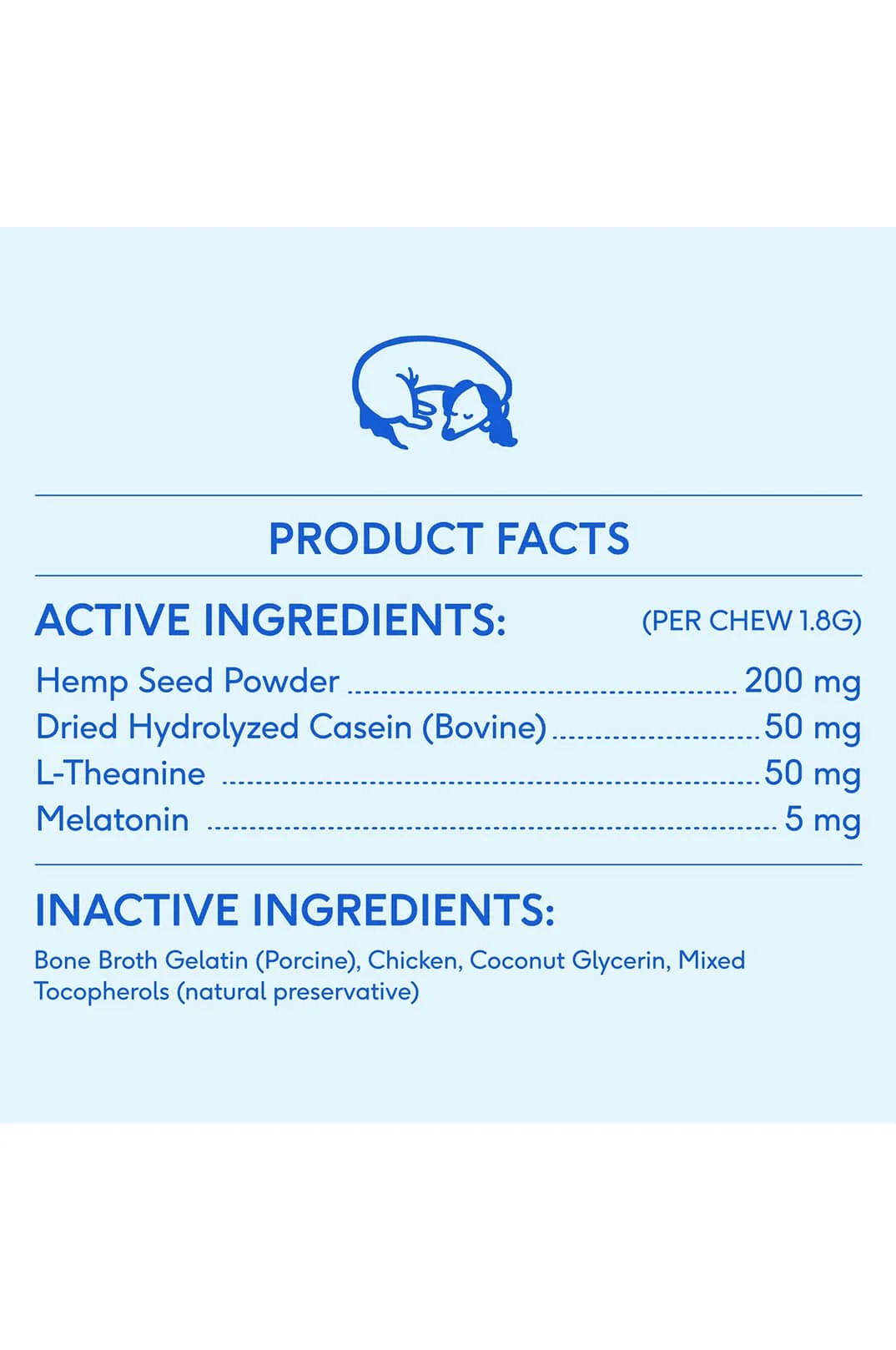 Organic Calm Chews by native pet