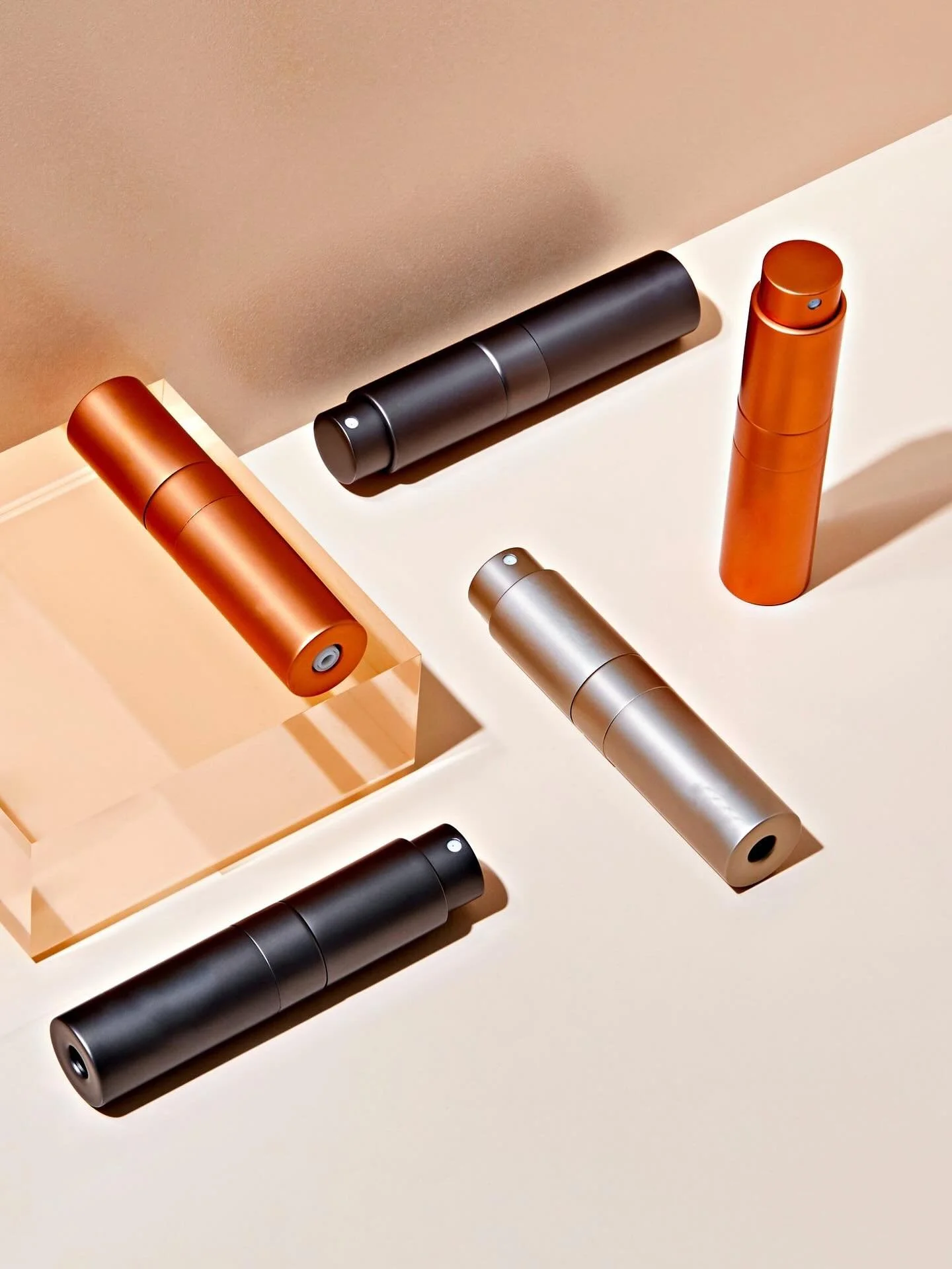 Our refillable perfume atomiser gives you 60 sprays of your favourite scent in our signature sleek design.