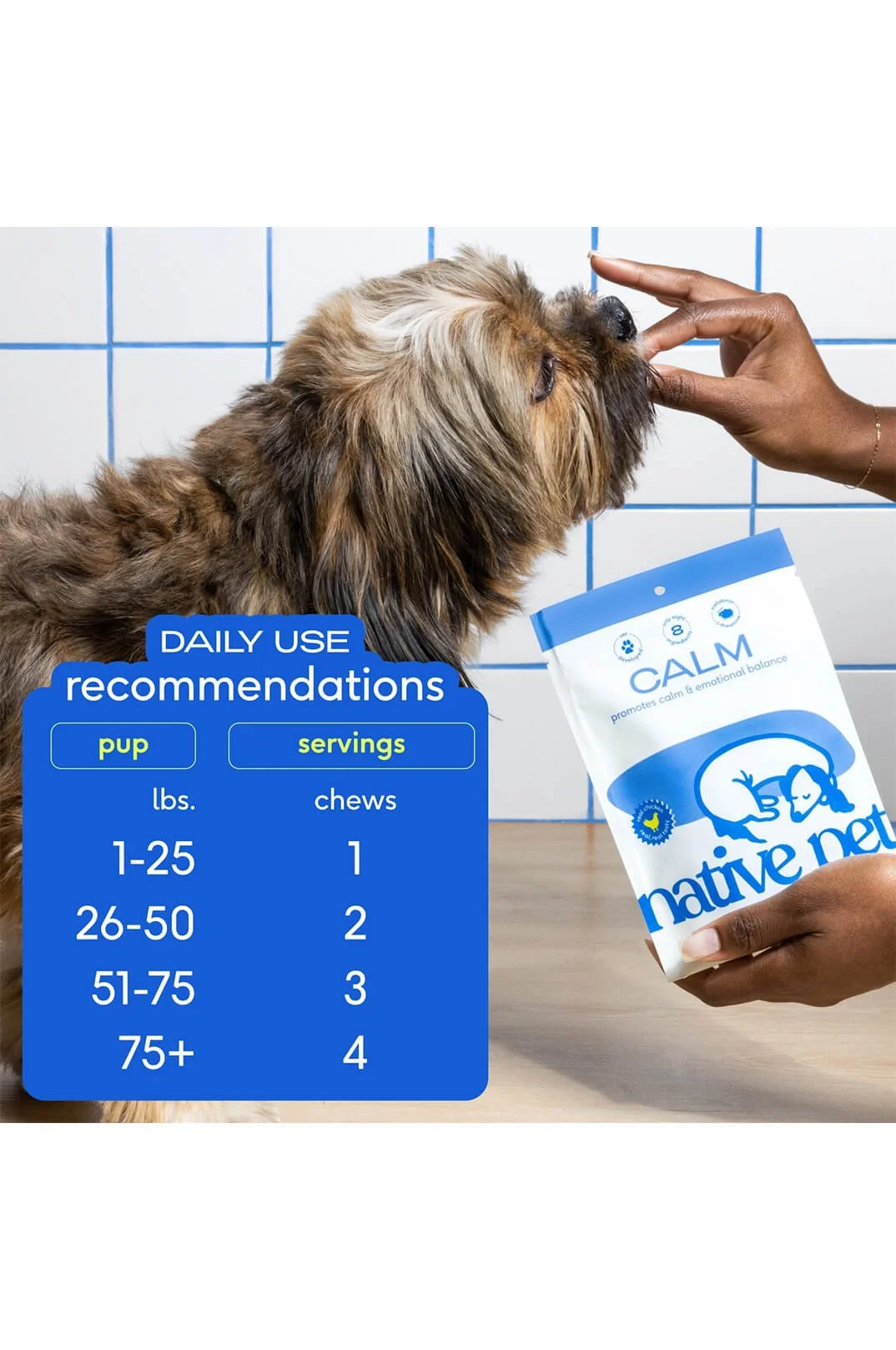 Native Pet calm chews sold by Lunadelmar