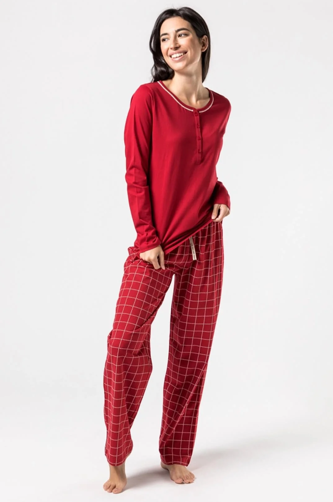 Organic Cotton Pajama Corchea Checks by veraluna