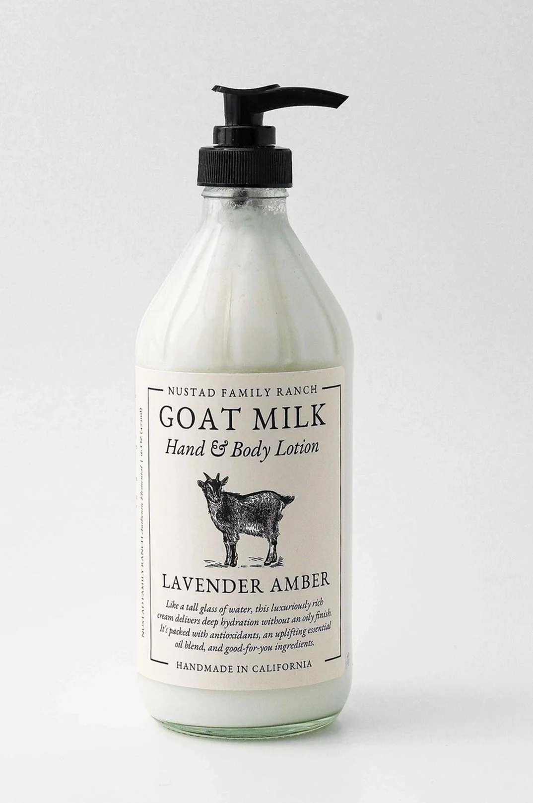 Goat Milk Hand & Body Lotion | Lavender Amber
