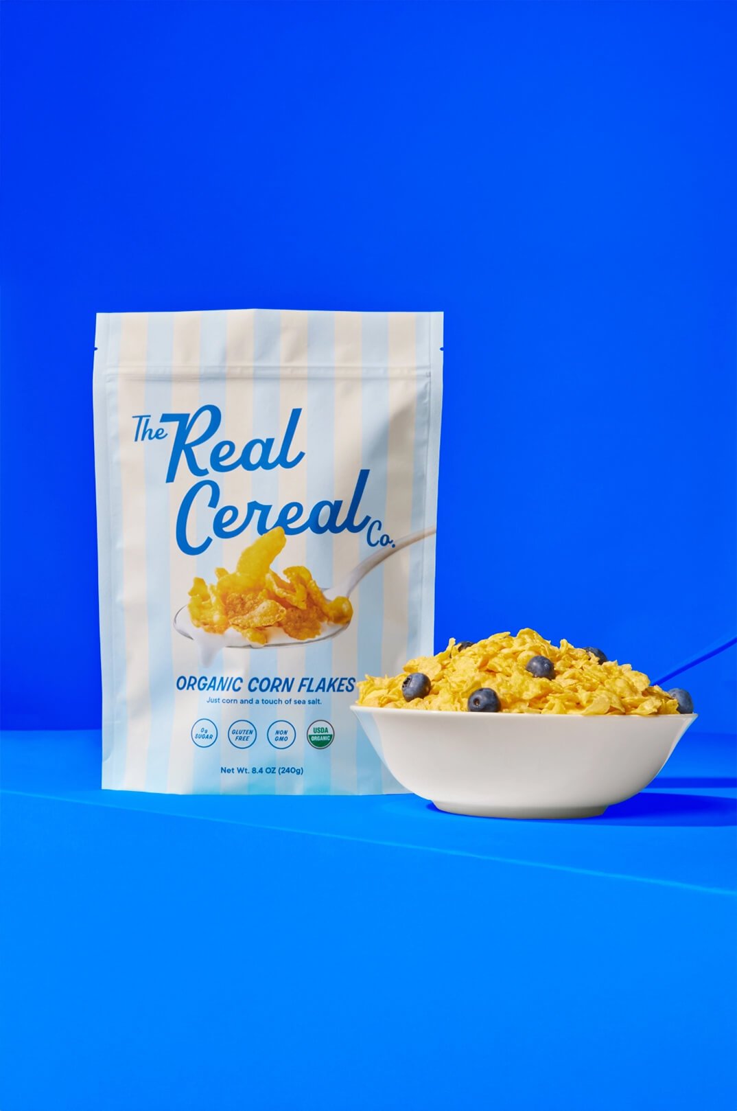 Lunadelmar corn flakes by Real Cereal