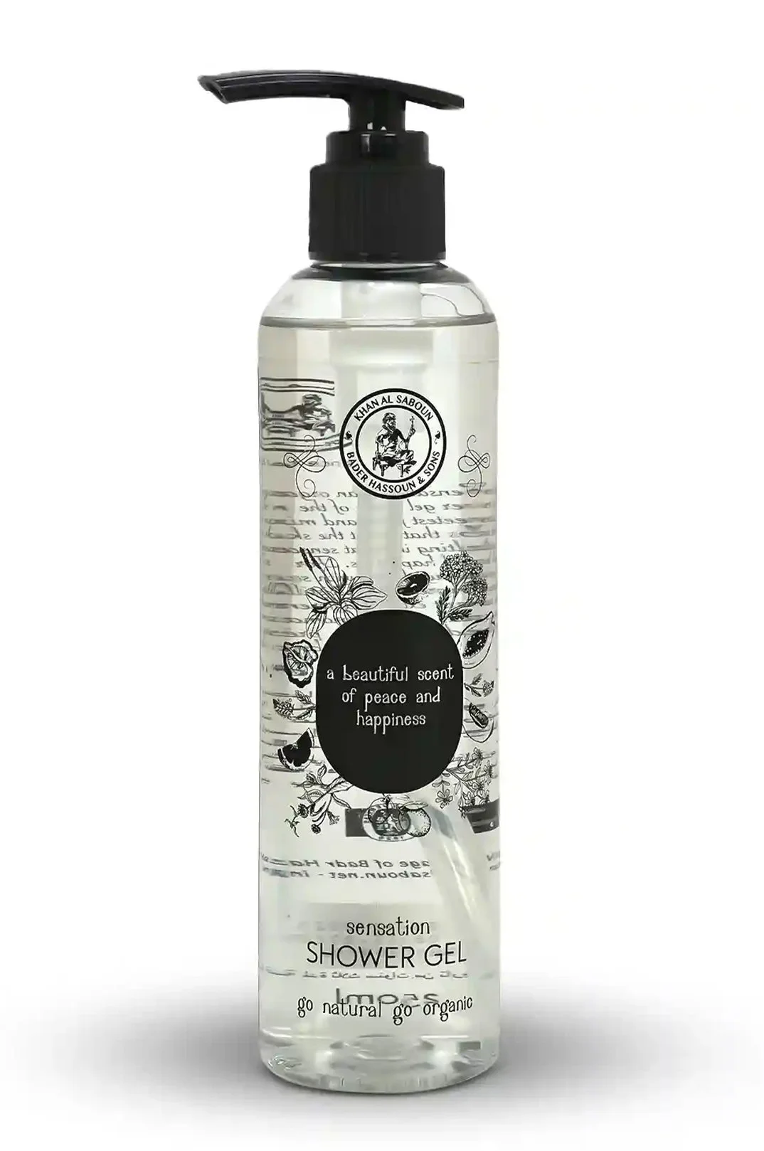 Lunadelmar Sensation Shower Gel — clean, fruit-extract body wash for soft, softly-scented skin