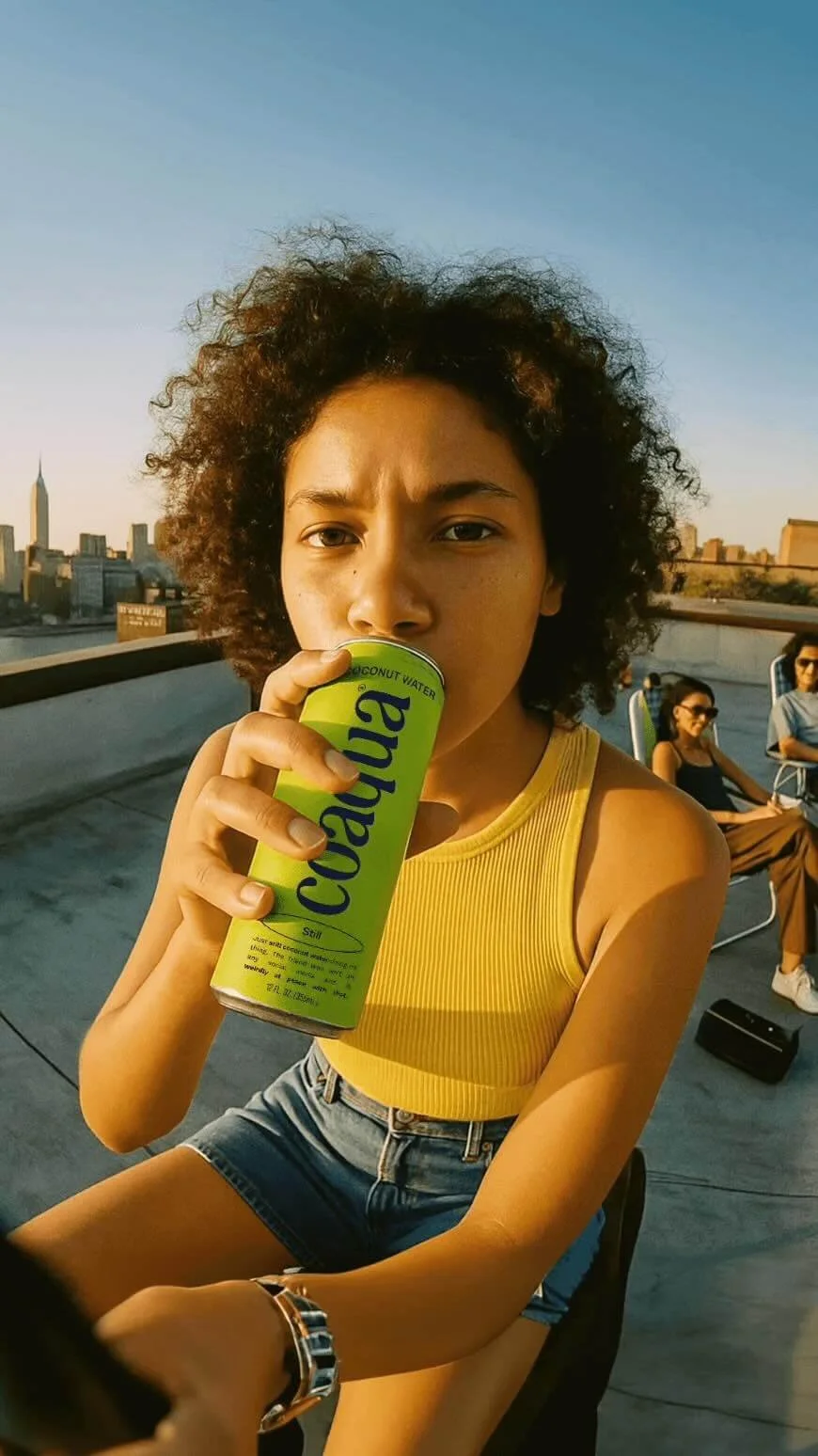 Organic coconut water by coaqua