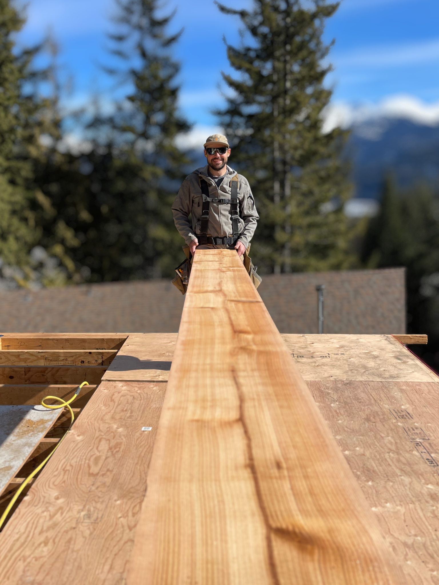 Karl Bilodeau, owner and operator of Golden Spruce, a Whistler-based residential construction company.