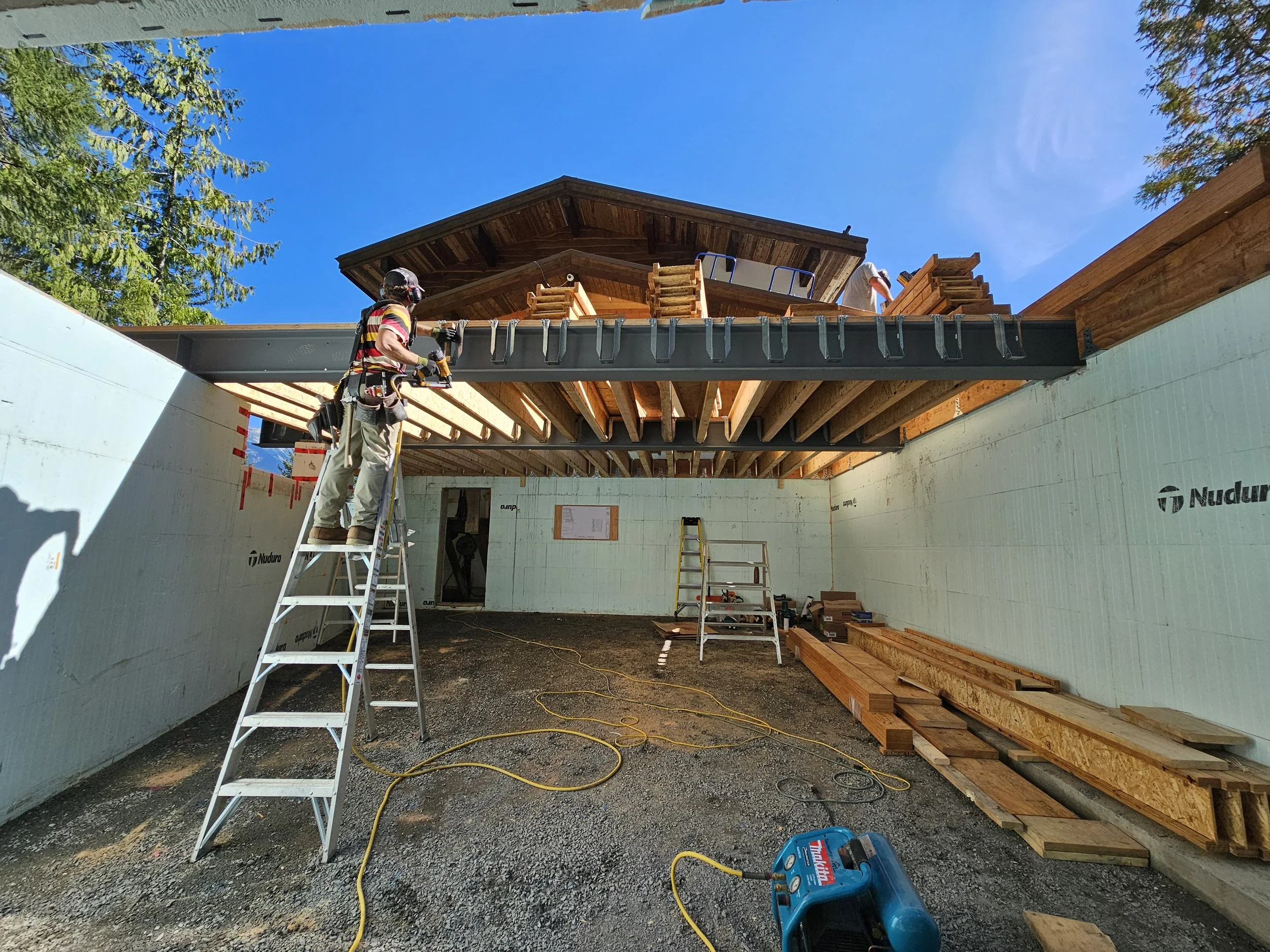 Home extension in Whistler adding extra living space and storage for mountain lifestyle
