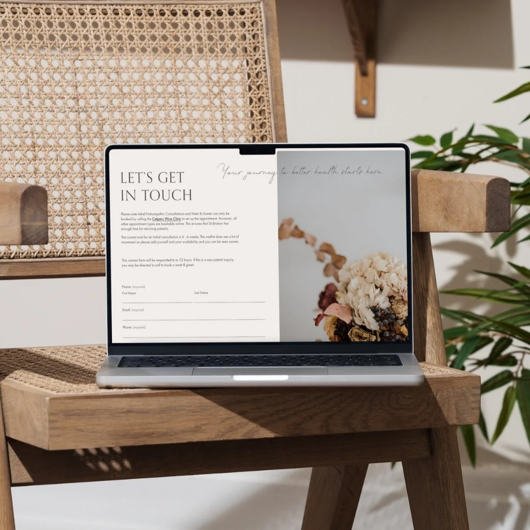 Dr. Stephanie Bristow Calgary Naturopath Brand and Website Design