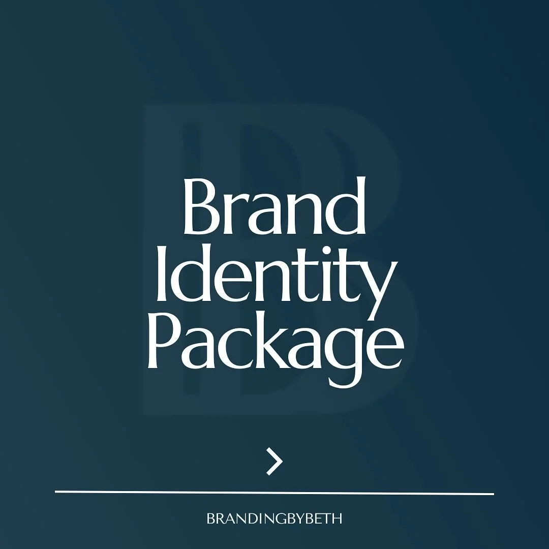 The Brand Identity Package! ⚡️Is your business ready for a modern overhaul to better represent your values and mission? This package is perfect for you! With a three week turn around, you can be set up for success and finally be showcasing your brand
