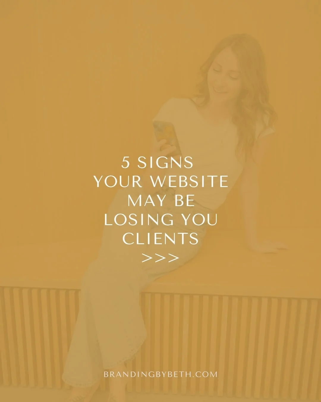Your website should feel like a warm welcome into your business &mdash;-> not something that leaves people confused, frustrated, or clicking away.

I see these issues all the time, even from incredible business owners doing amazing work. And hones