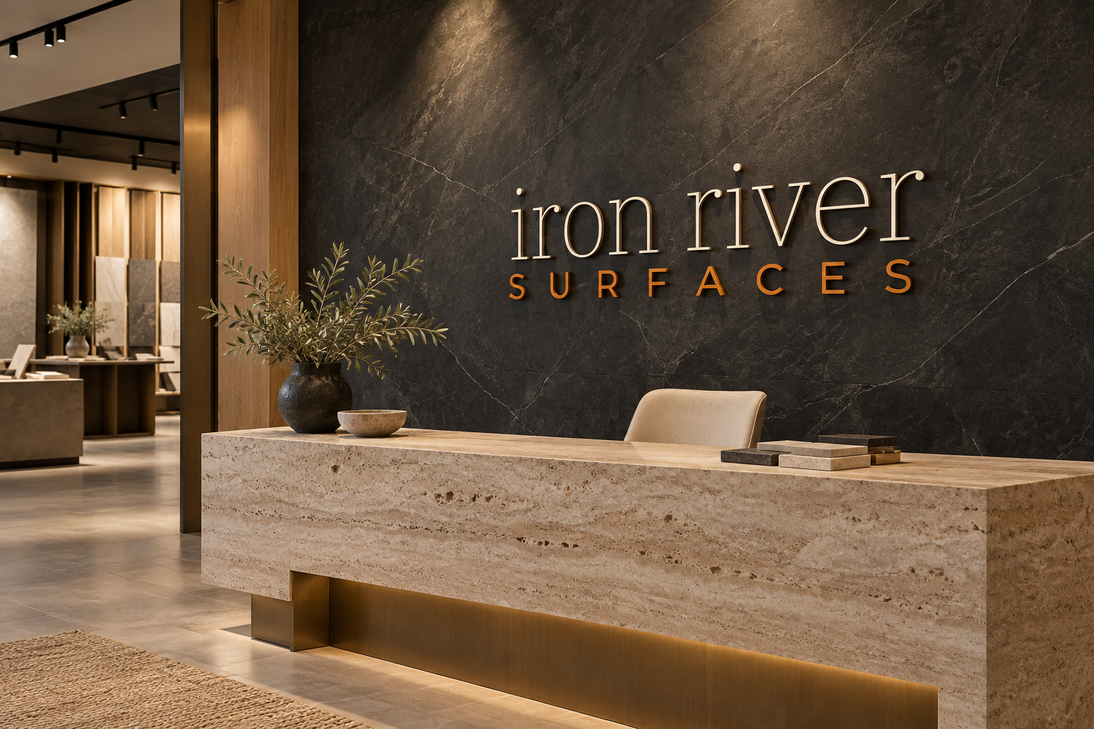Iron River Surfaces Edmonton Floor and Tile Brand and Website Design