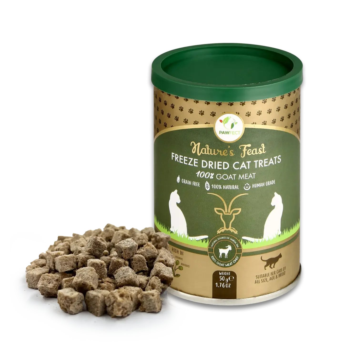 Pawfect Freeze-Dried Goat Meat Treats | Cat & Dog Treats
