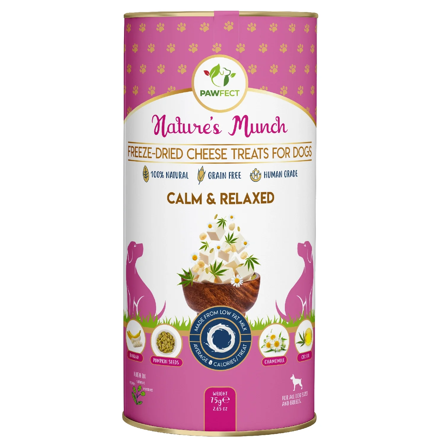 Pawfect Freeze-Dried Cheese Treats | Calm & Relaxed | Dog Treats