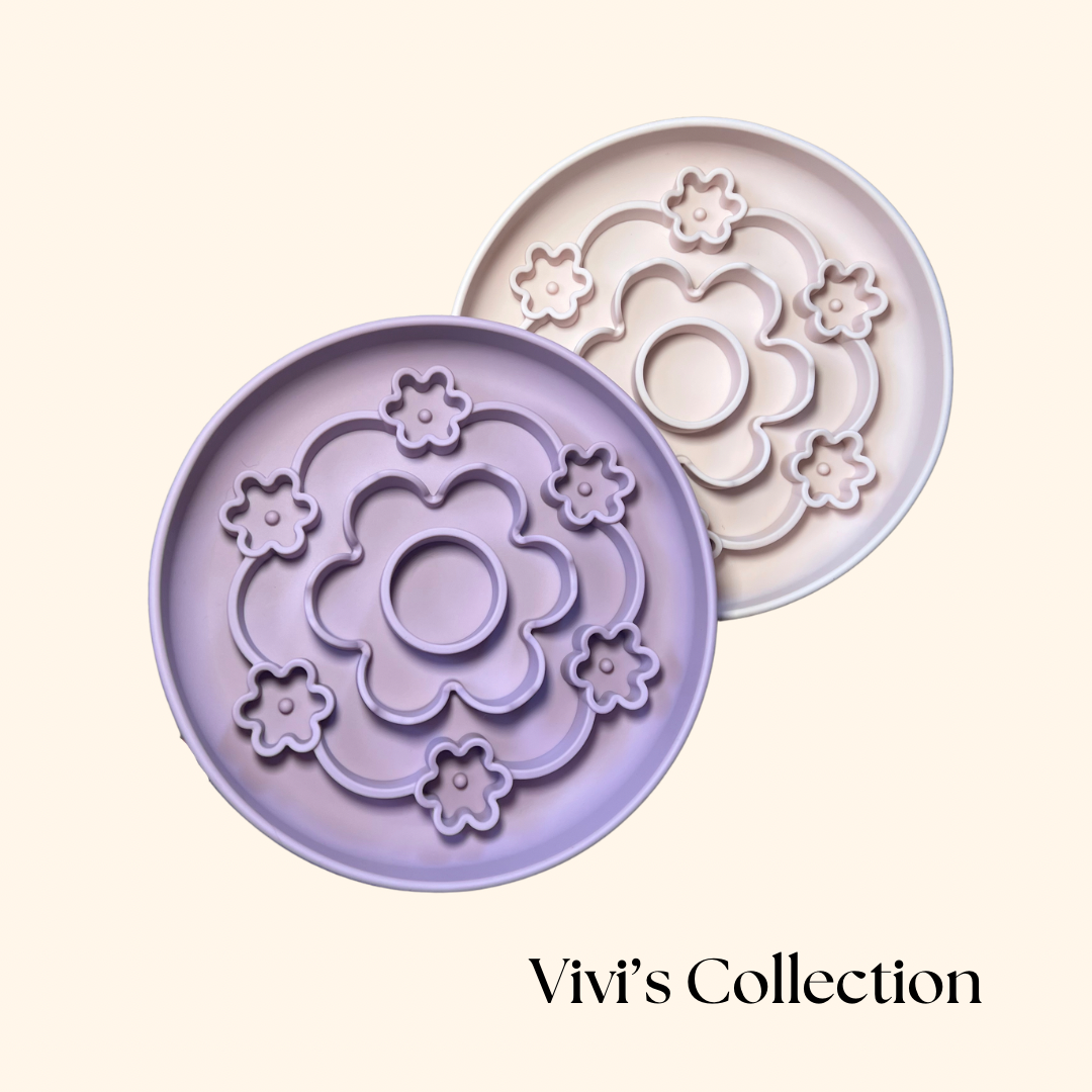 Floral Delight Bowl | Pet Slow Feeder