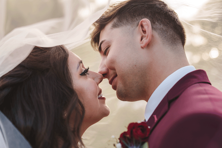 Bride & Groom veil