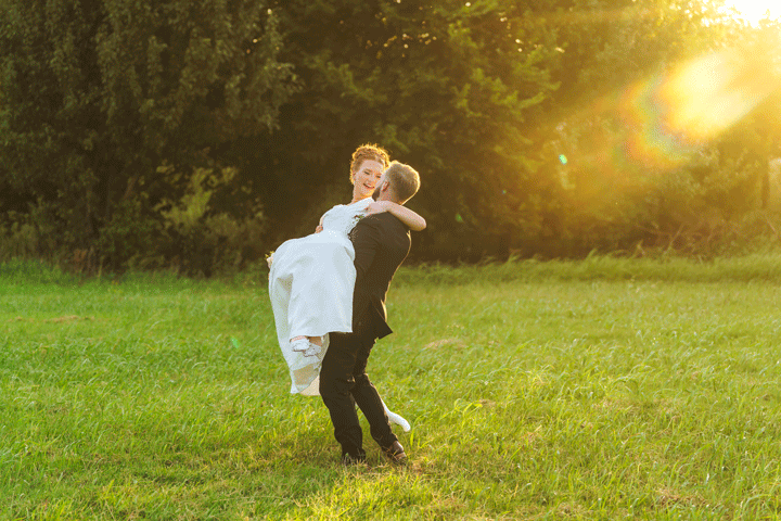 Groom & Bride Sun/Rainbow Rays