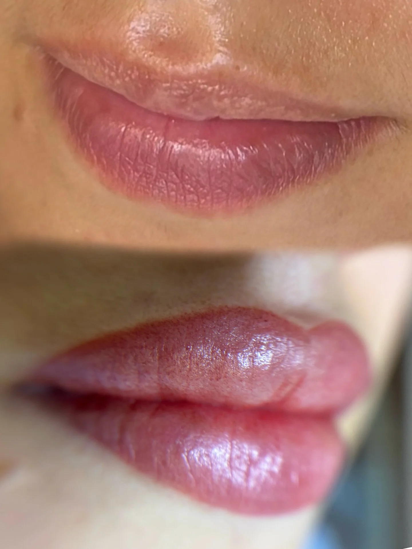 POV: you wake up with your lips already done 💋
Most of my clients fall asleep during their sessions, but what a great nap to wake up with your favorite lip tint that is smudge proof, kiss proof, and life proof 💁🏻‍♀️
How much of a difference