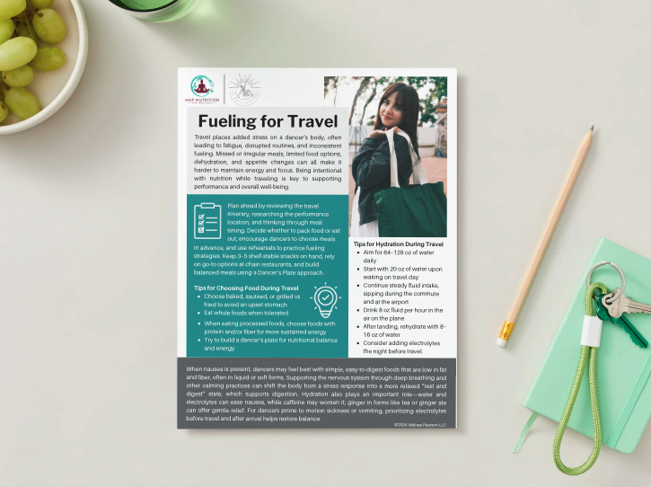 Dancer Nutrition - Travel Nutrition