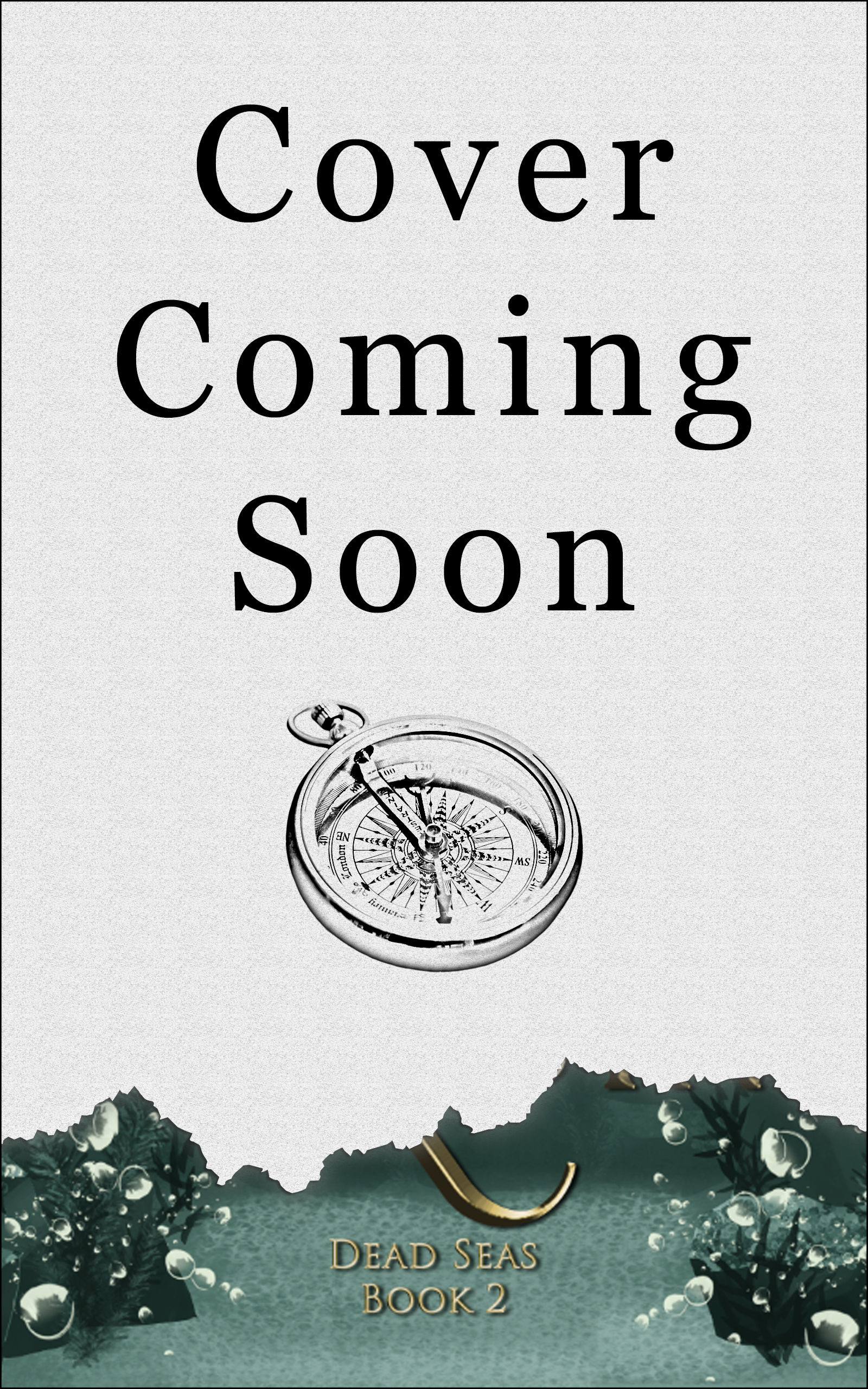 An aqua-colored cover with a piece of paper over it saying "Cover coming soon"