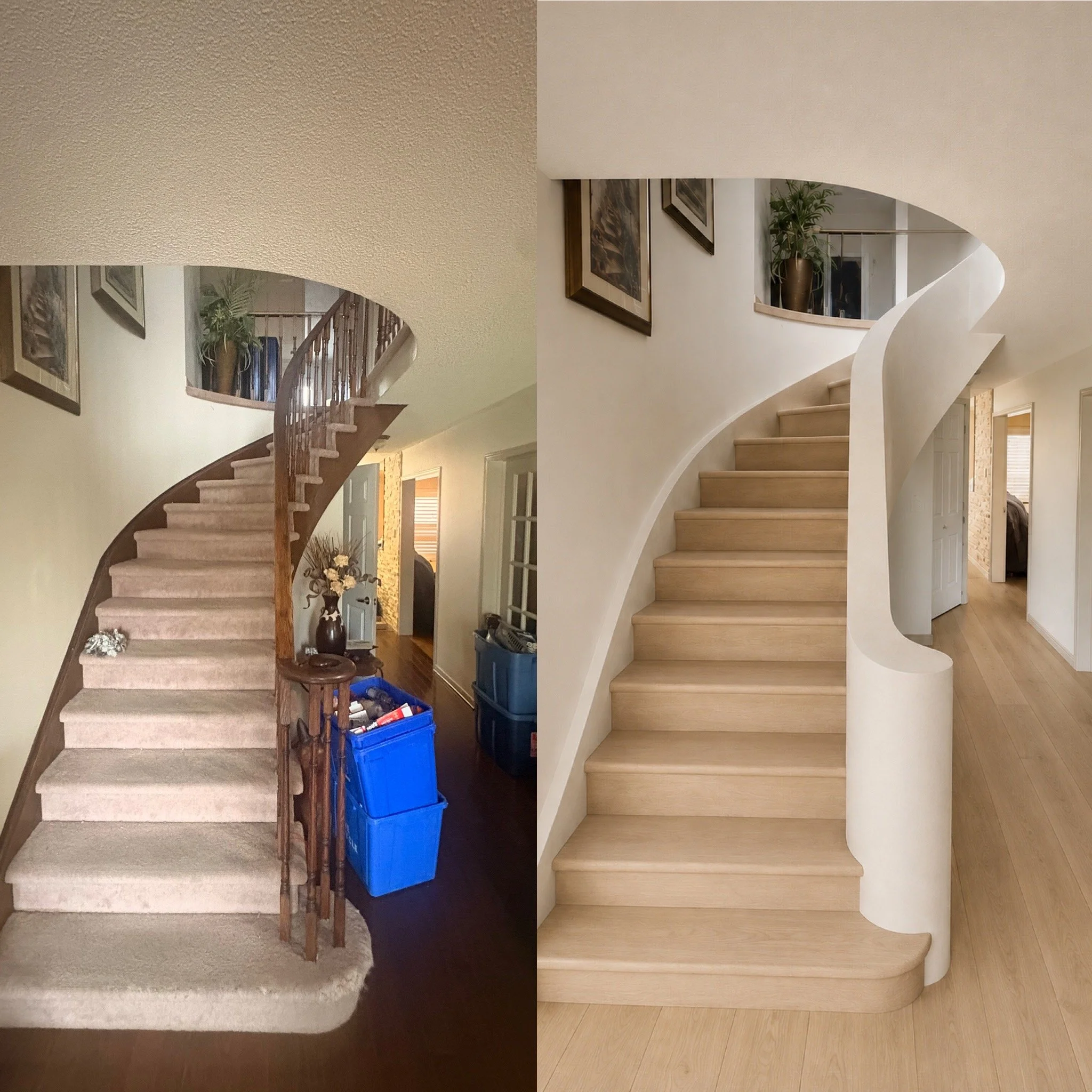 #interiordesign #staircasedesign #curvedstaircase