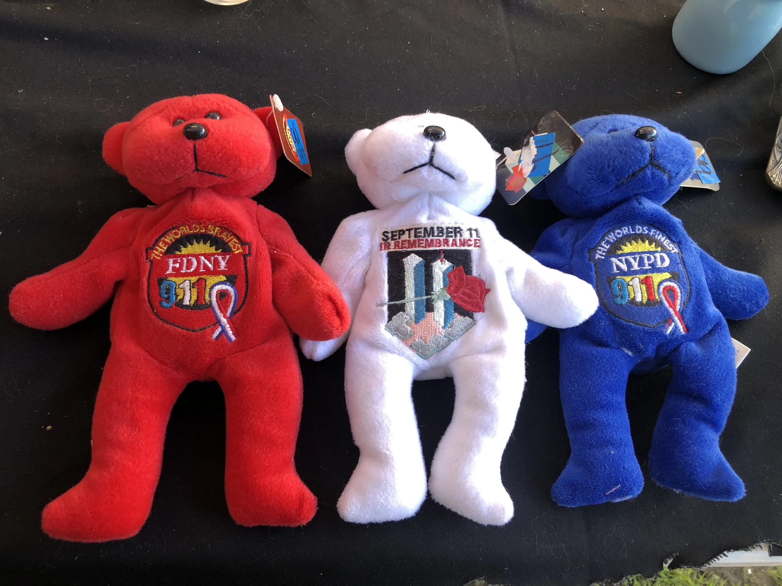 Plushland Bear FDNY The Worlds Bravest 911 Stuffed Animal 8