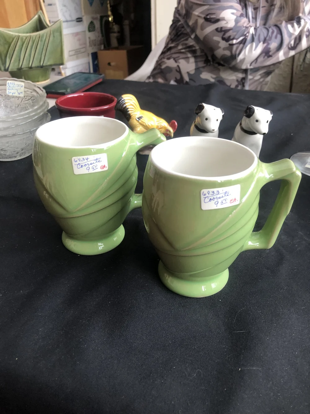 70s coffee cups Arcopal Volcan Espresso Cups, France, 1970s (Set of 4)  Lone Fox
