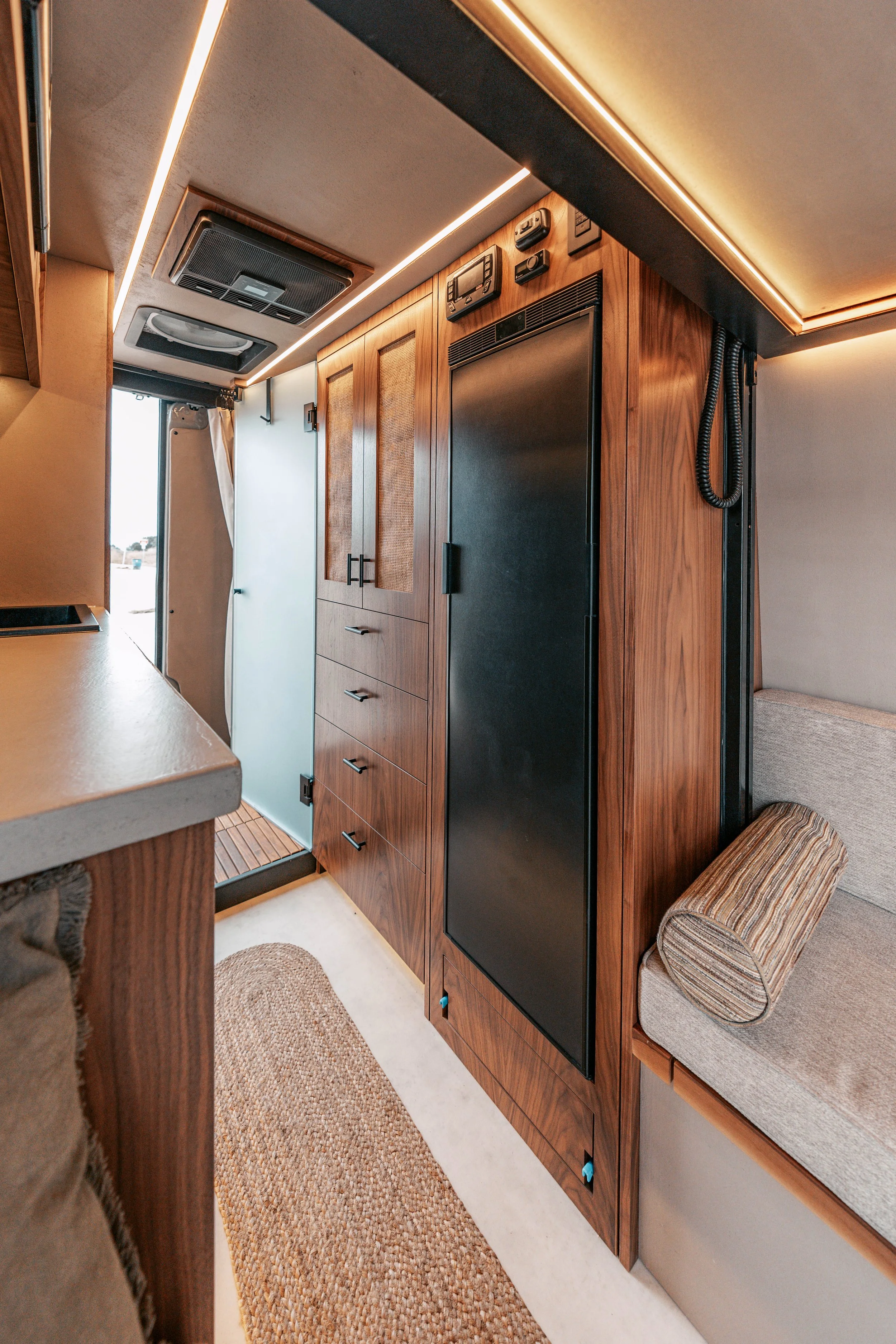best high end sprinter campervan interior
