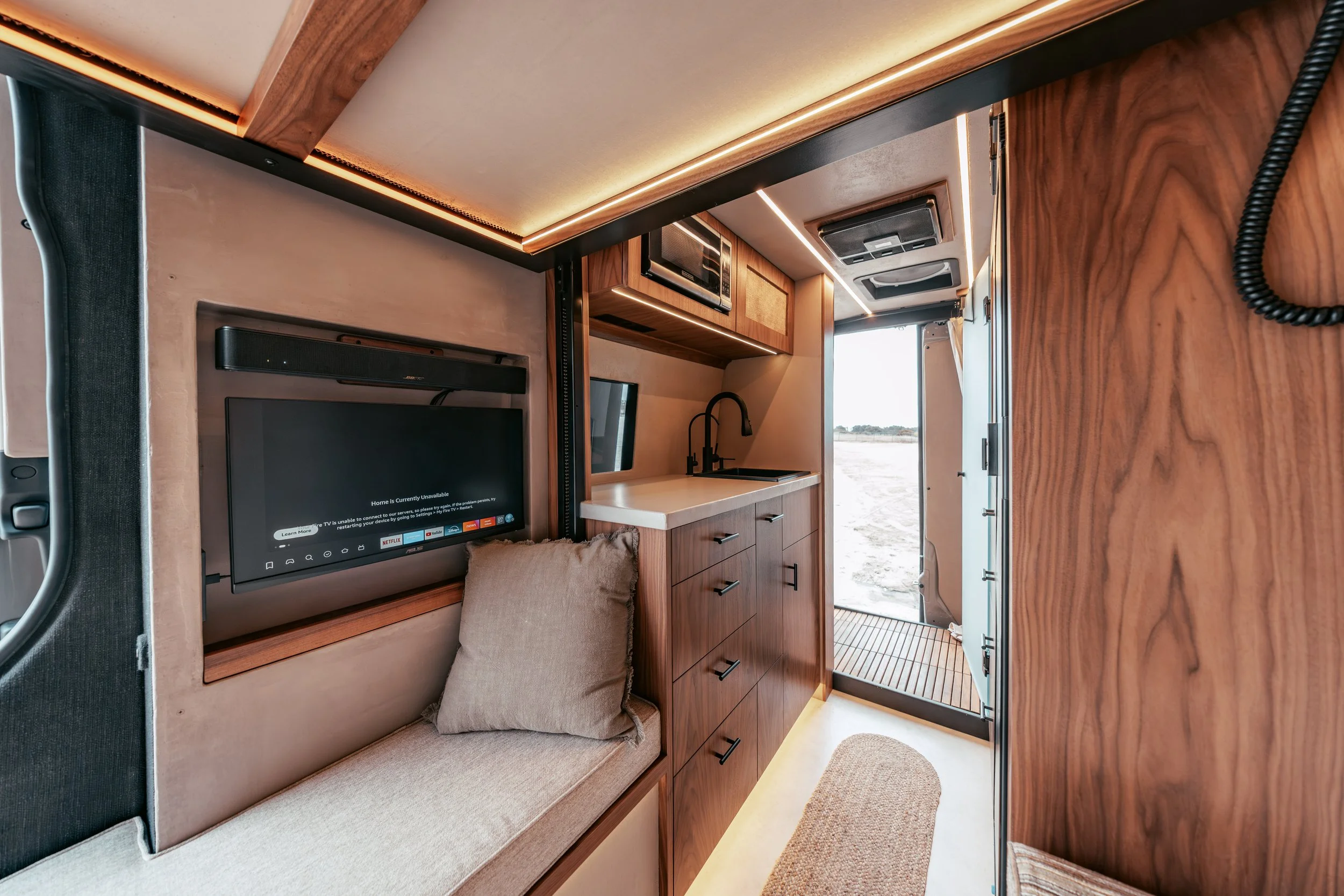 best luxury sprinter campervan interior design
