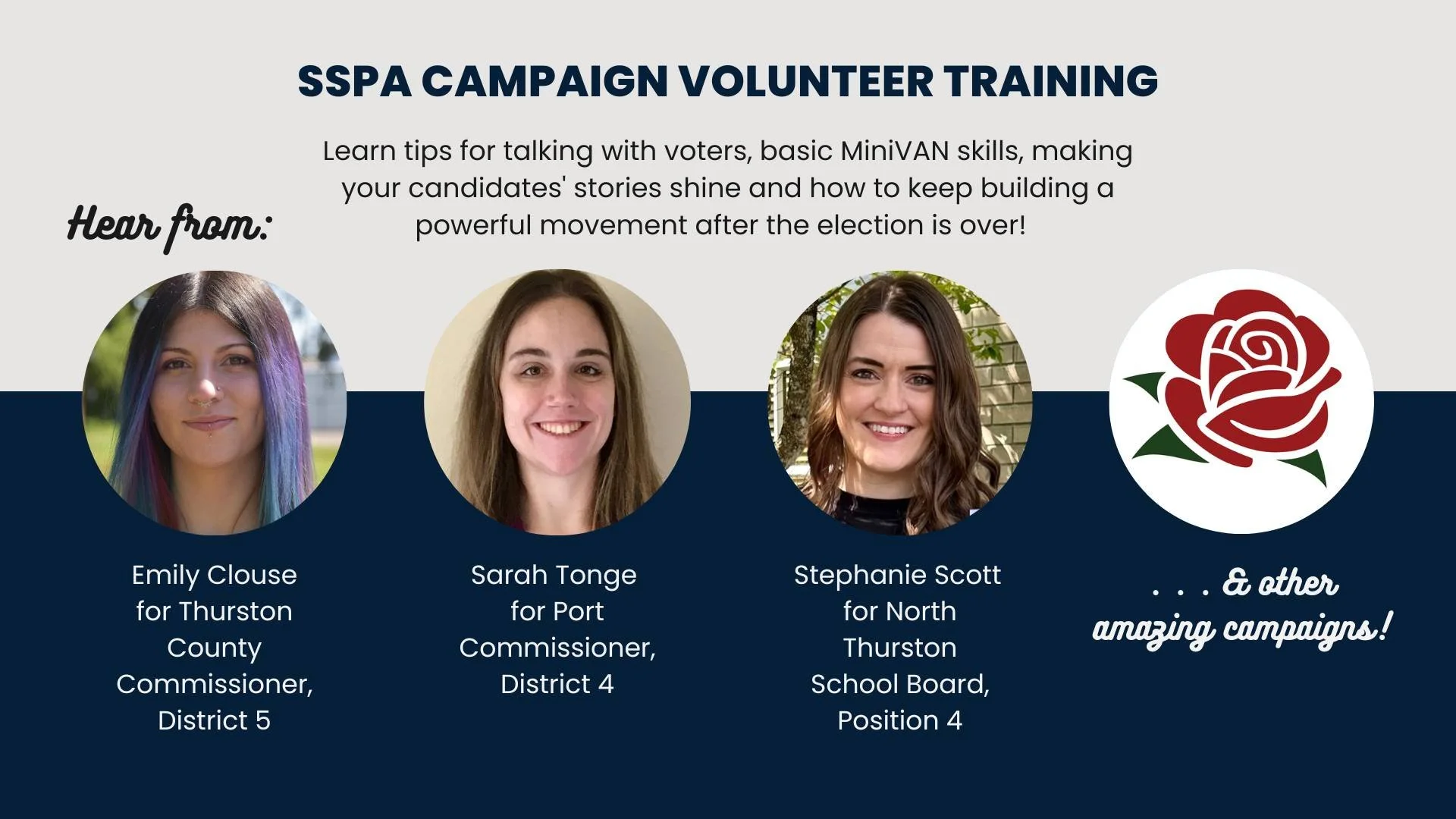 SSPA Campaign Volunteer Training