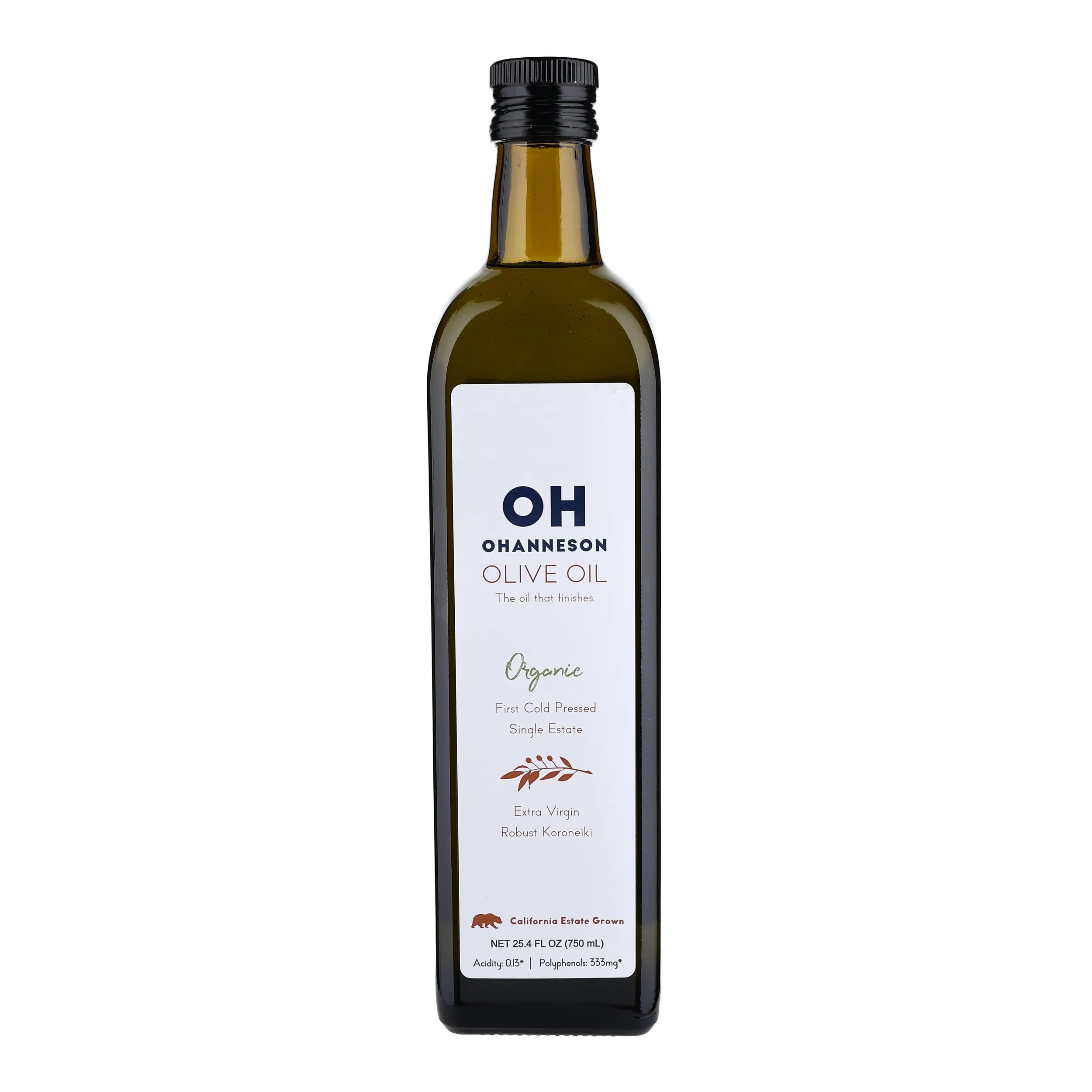 OH Olive Oil 750 mL Bottle - 2025 Vintage