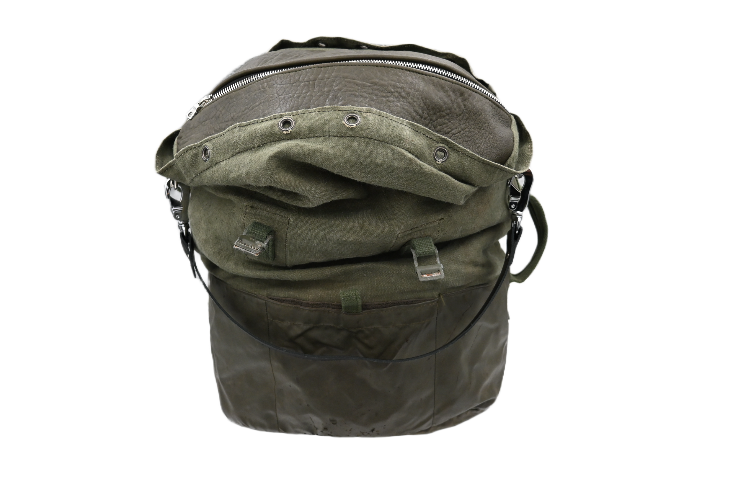 Backpack Olive Leather