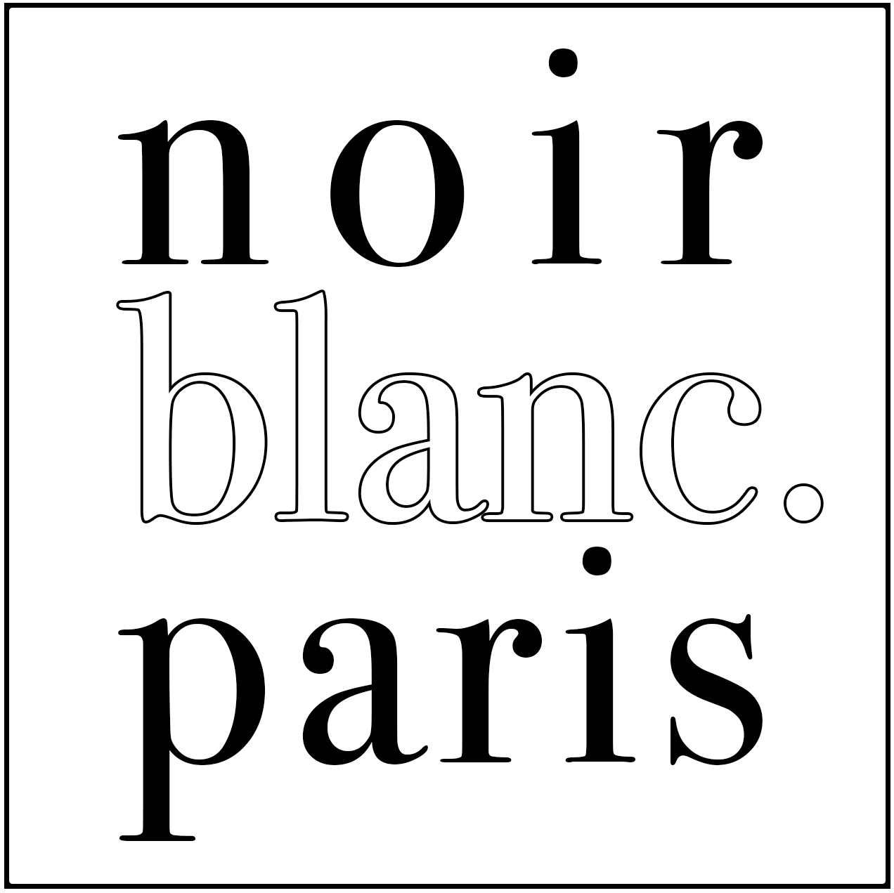 noir blanc paris