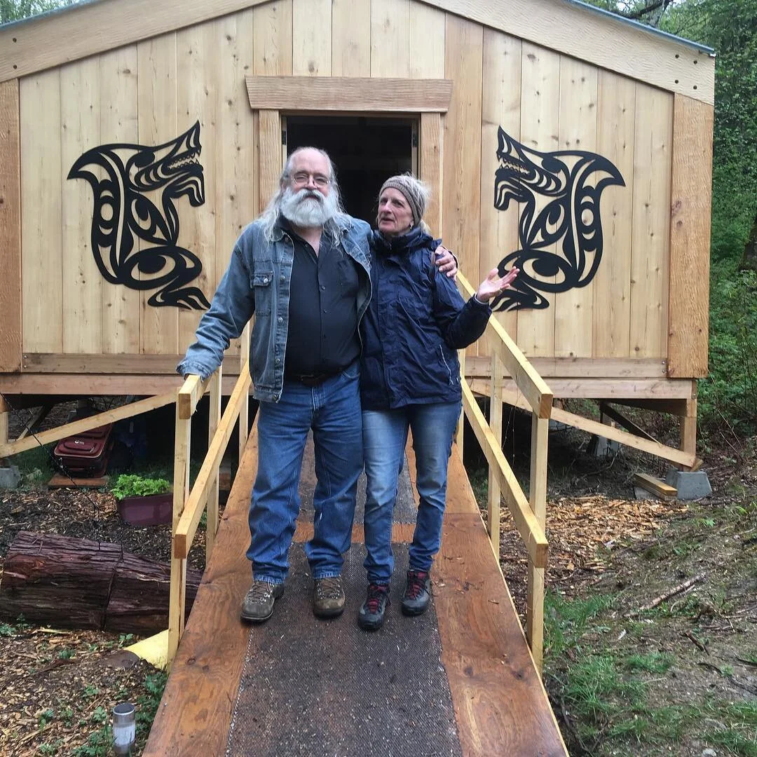 Climate and Reconciliation. Prayer at the Watch House in defence of the lands and water #canadianmemorialunitedchurch