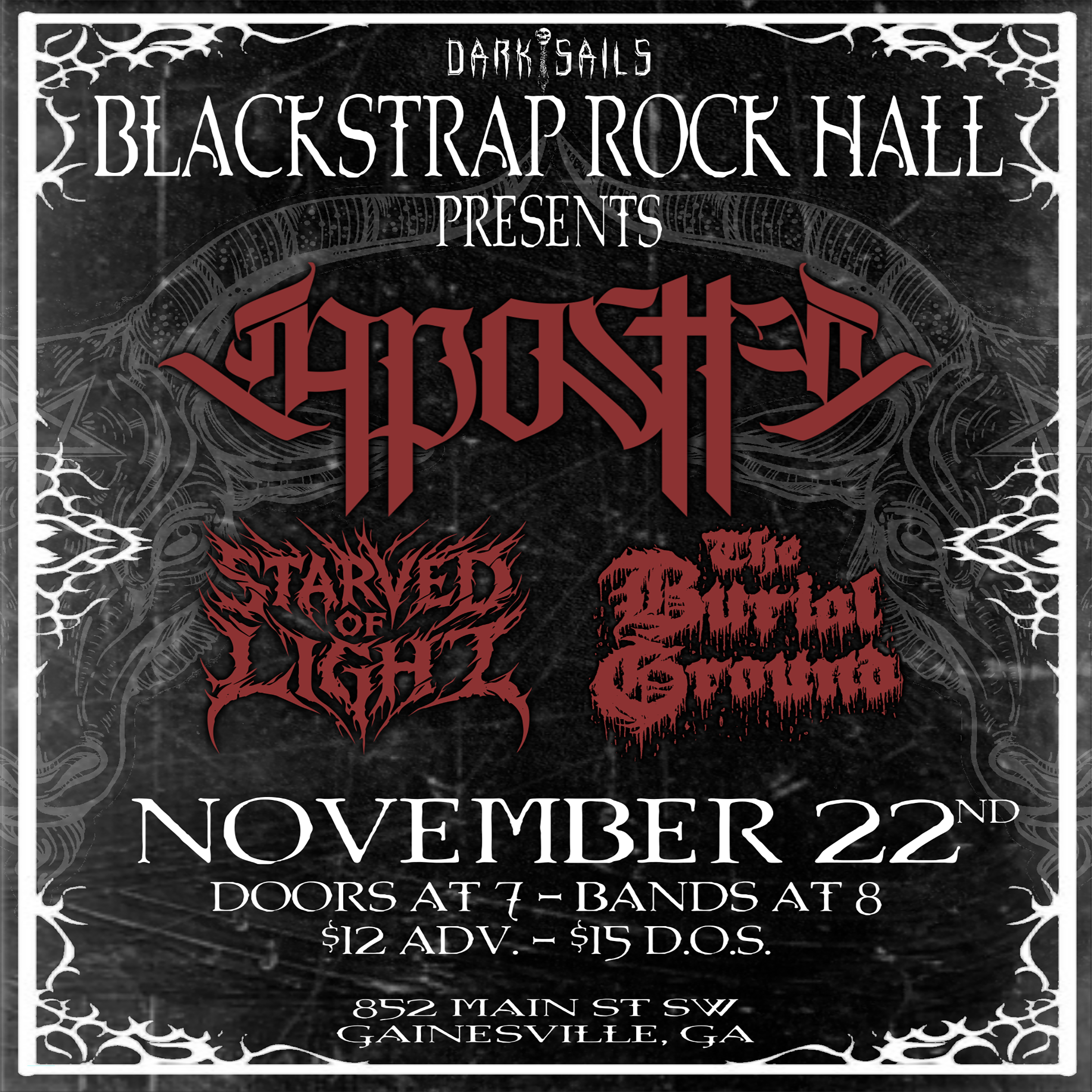 Apostle / Starved Of Light / The Burial Ground