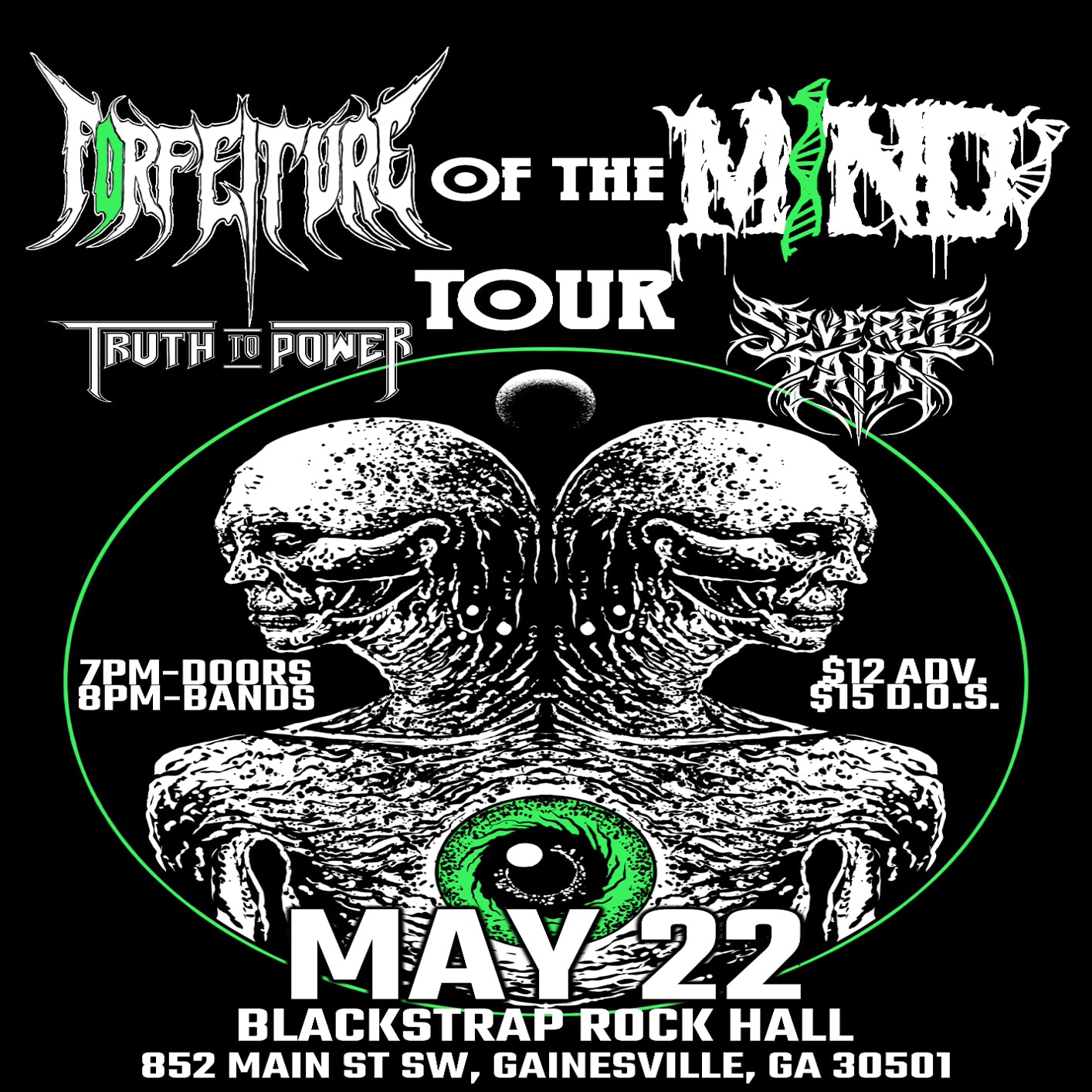 Forfeiture / Mind Virus / Truth 2 Power / Severed Faith