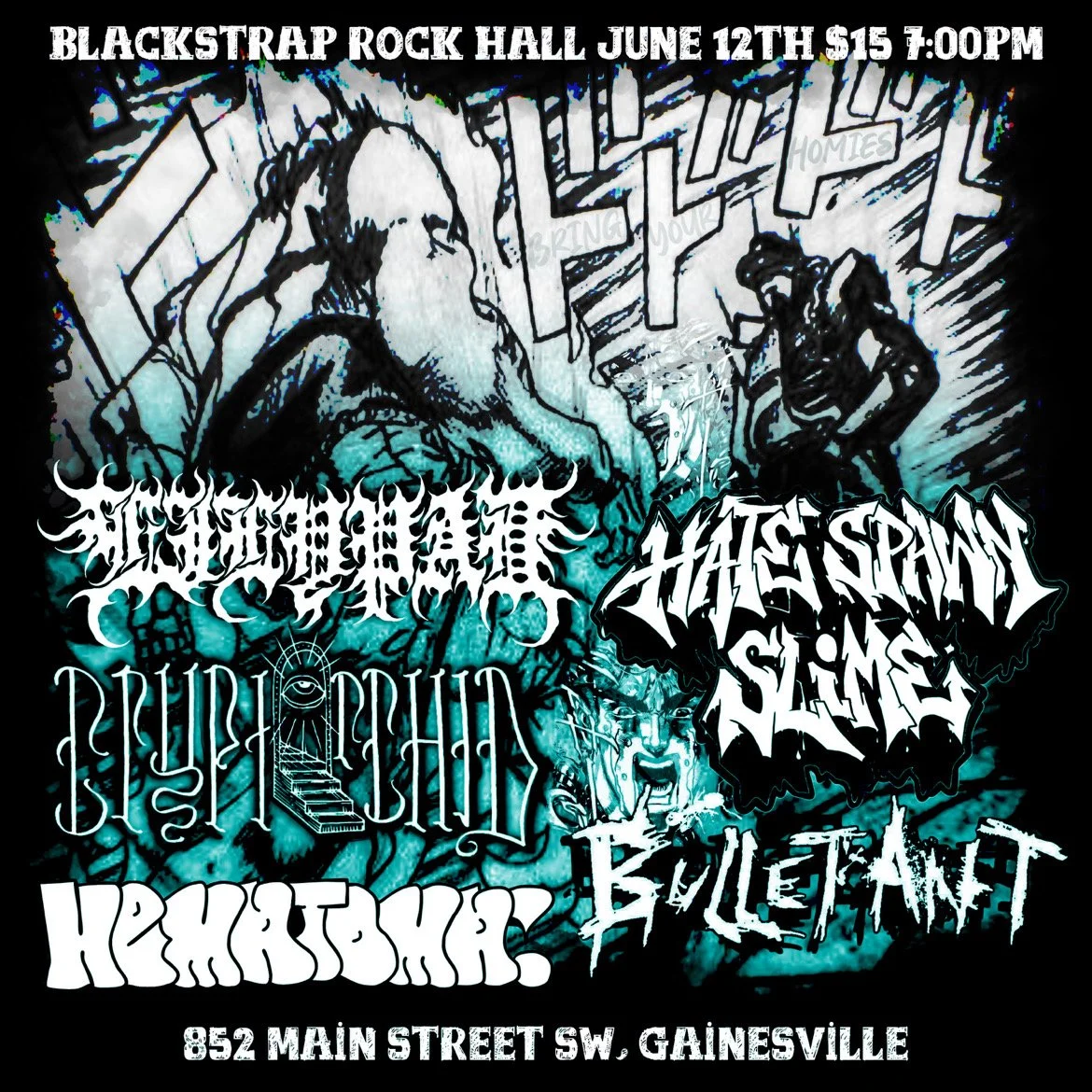 Hate Spawn Slime / Bullet Ant / Crypt Orchid / Hematoma