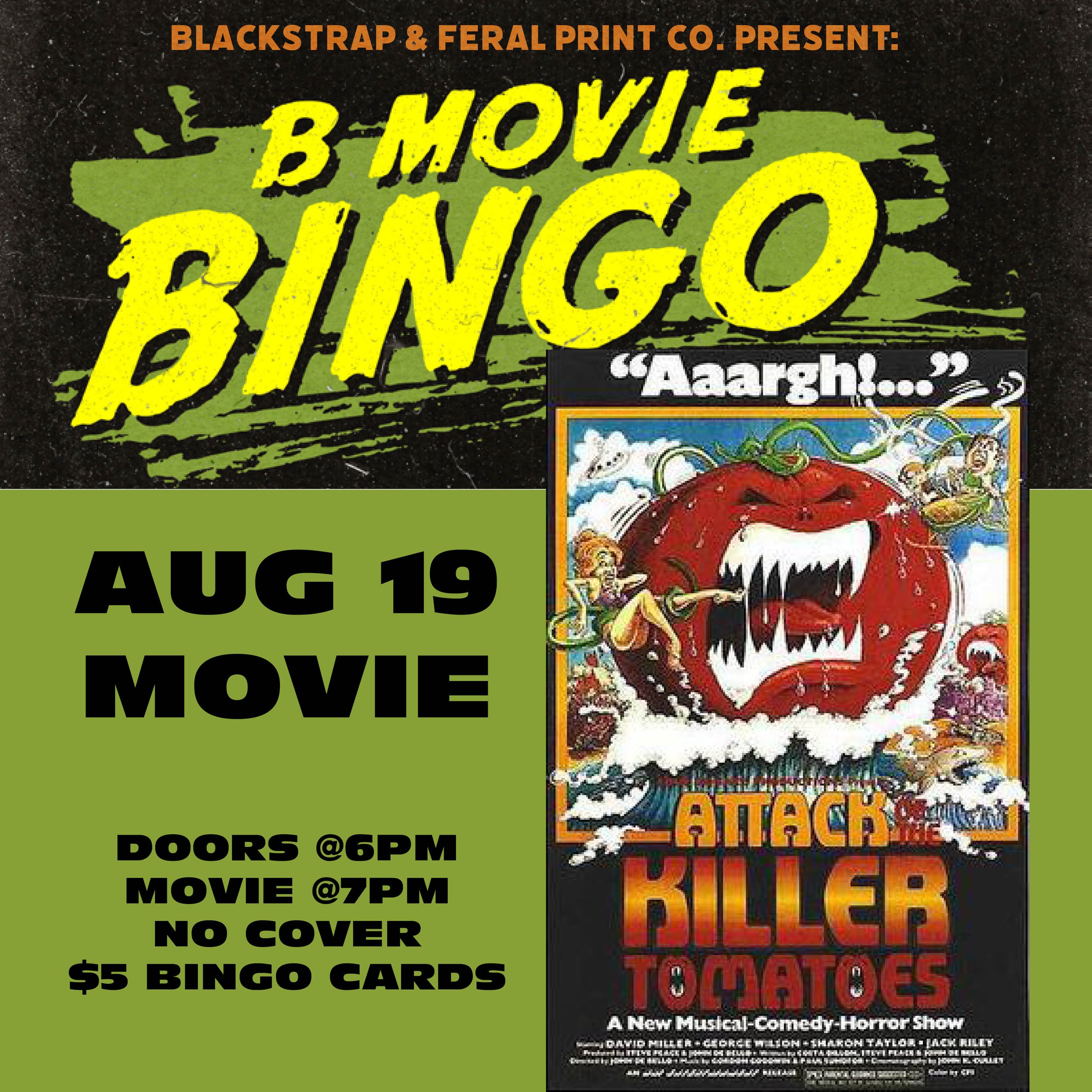 B-Movie Bingo: Attack of the Killer Tomatoes