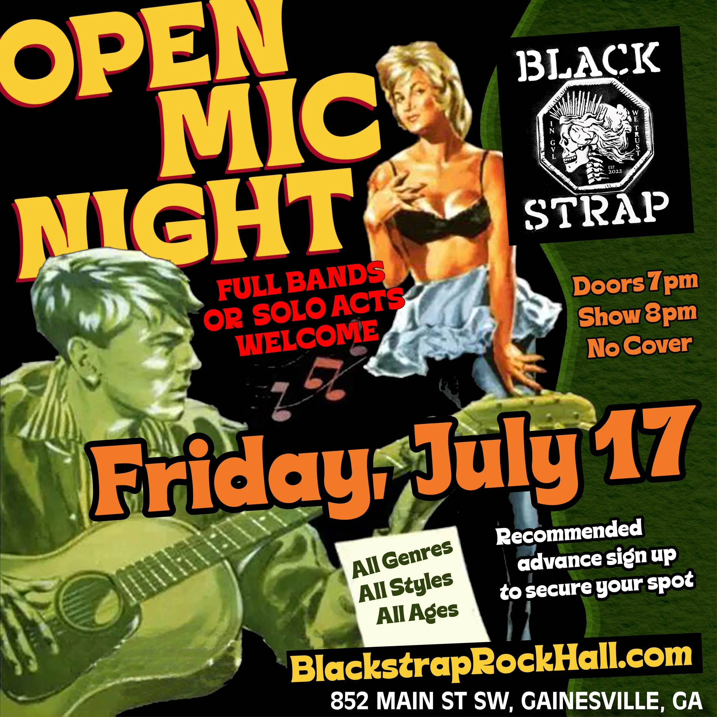 Full Band Open Mic Night