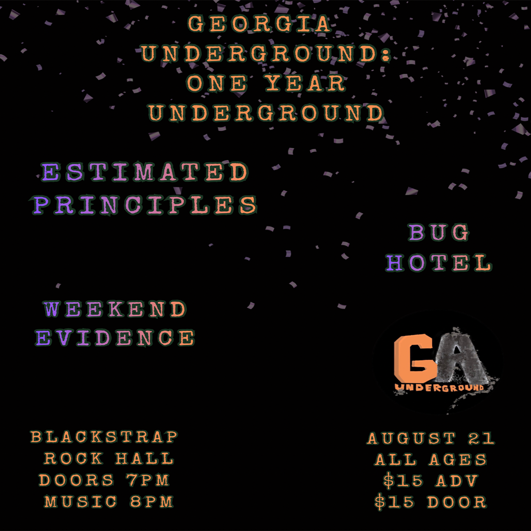 Estimated Principles / Bug Hotel / Weekend Evidence 