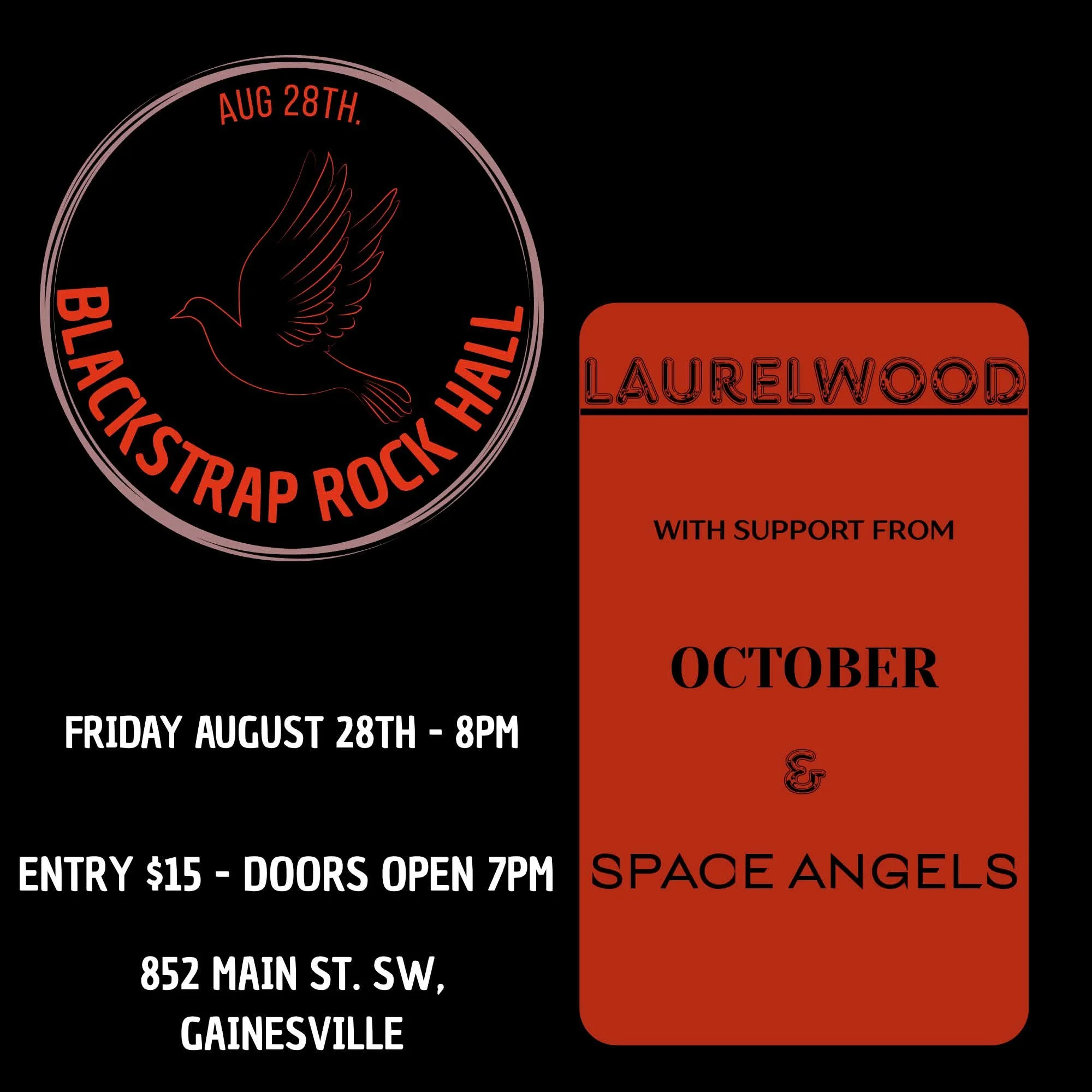 Laurelwood / October / Space Angels
