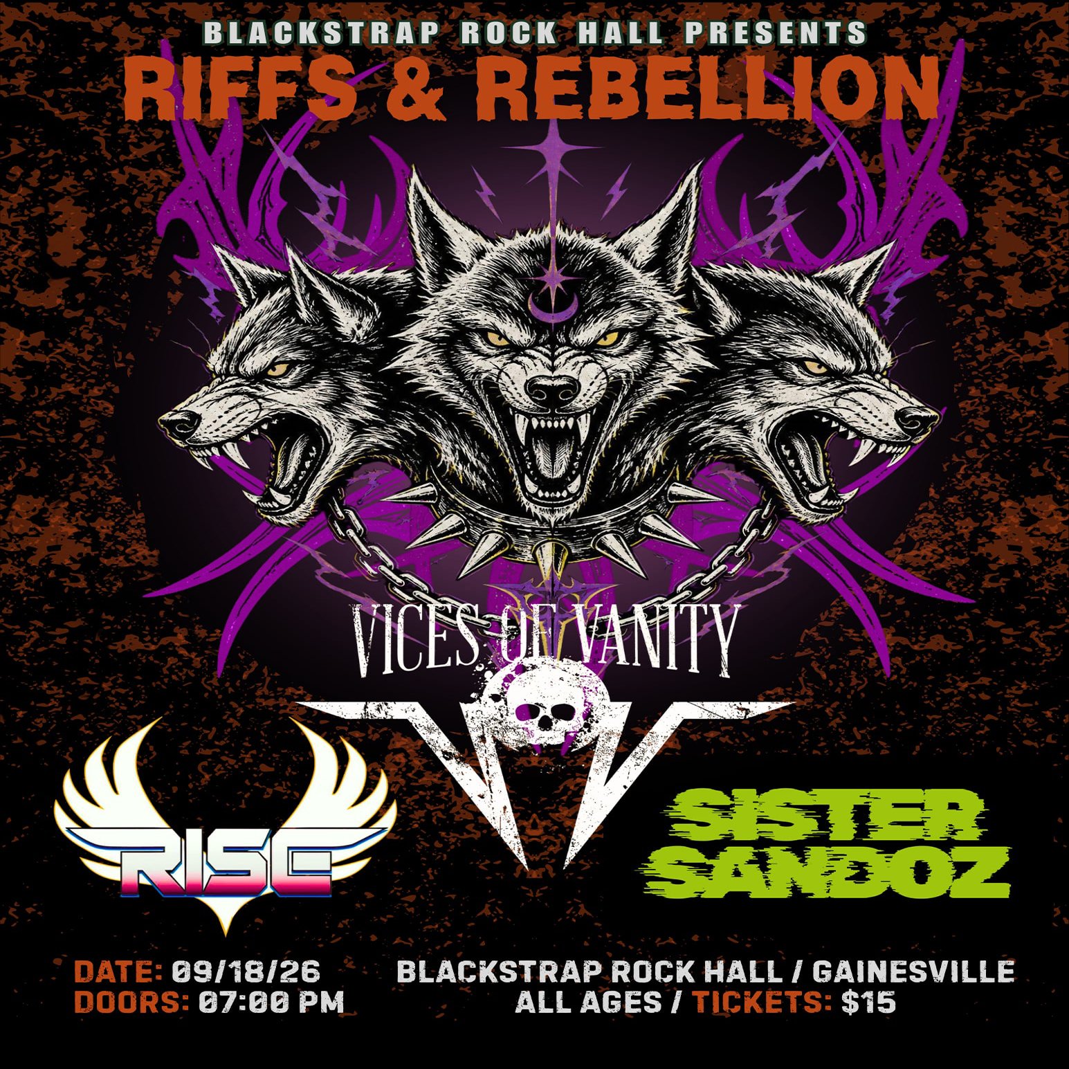 Vices Of Vanity / Rise / Sister Sandoz