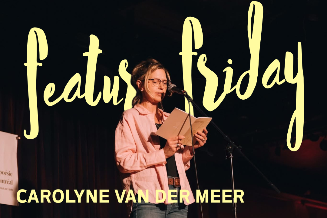 Feature Friday - Carolyne Van Der Meer
