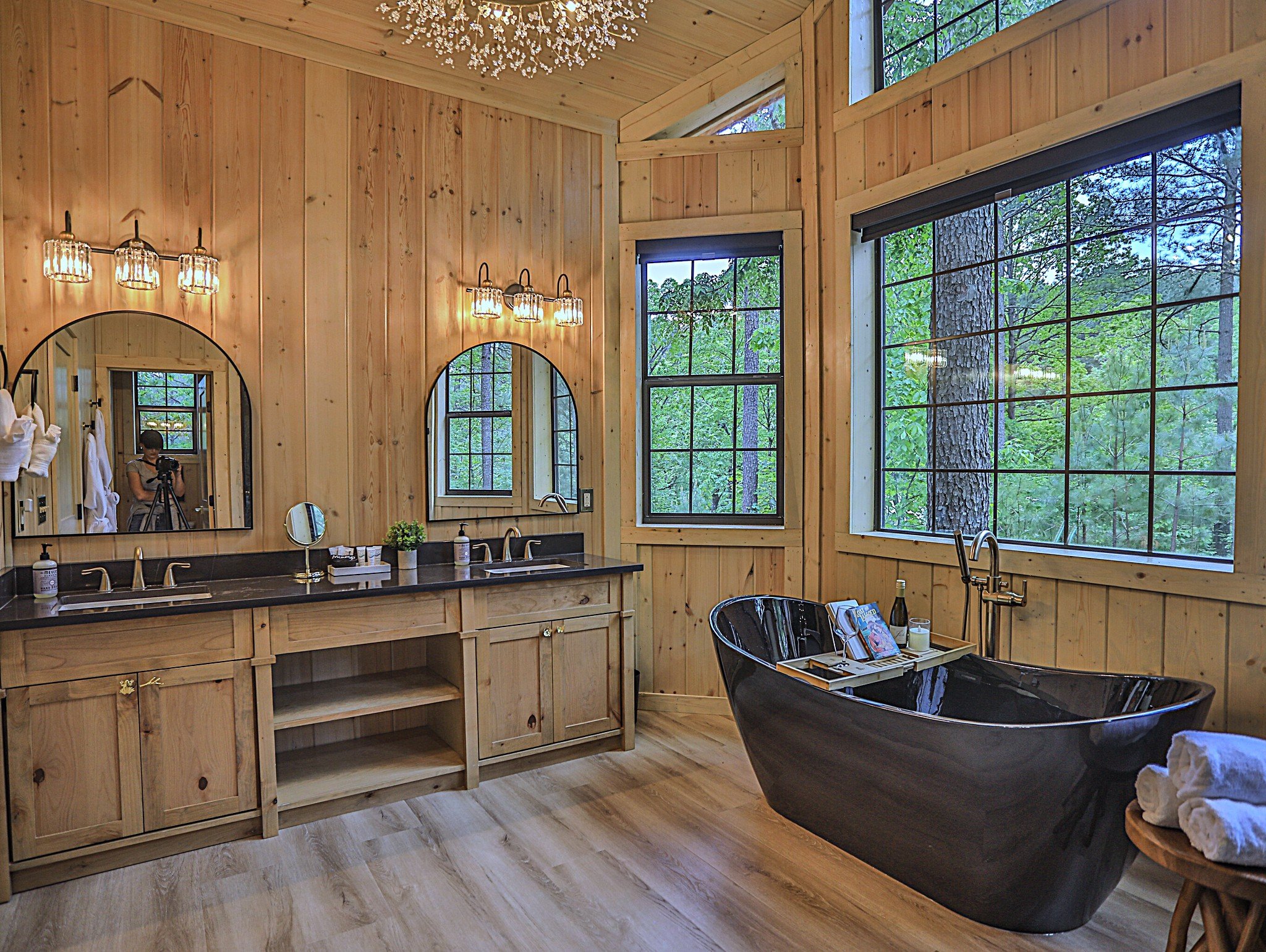 The primary bathroom