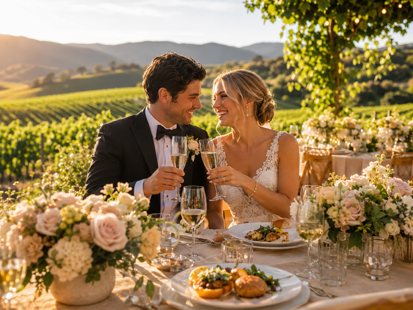 Wedding catering for a Temecula wedding and bridal shower