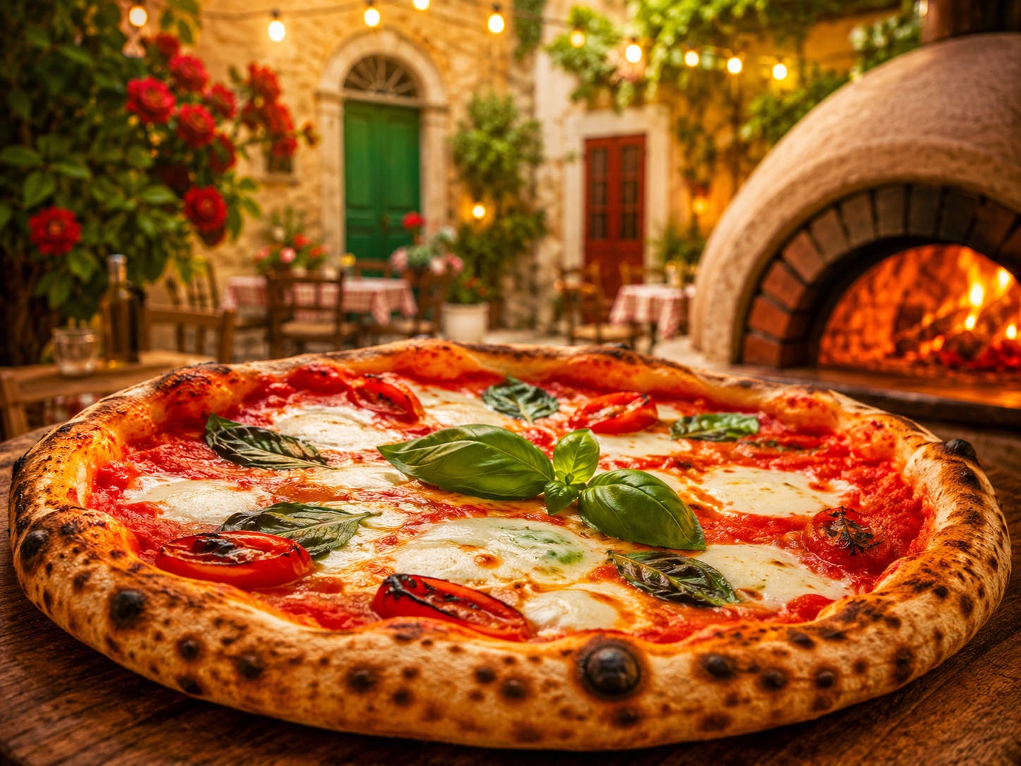 Fresh pizza pop-up catering with hot onsite pizza for a Southern California event